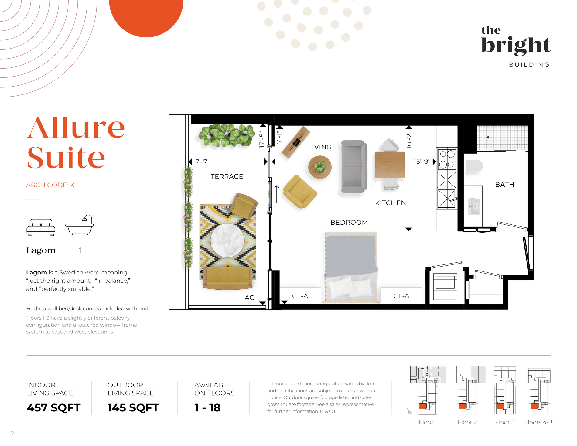Allure Suite floor plan