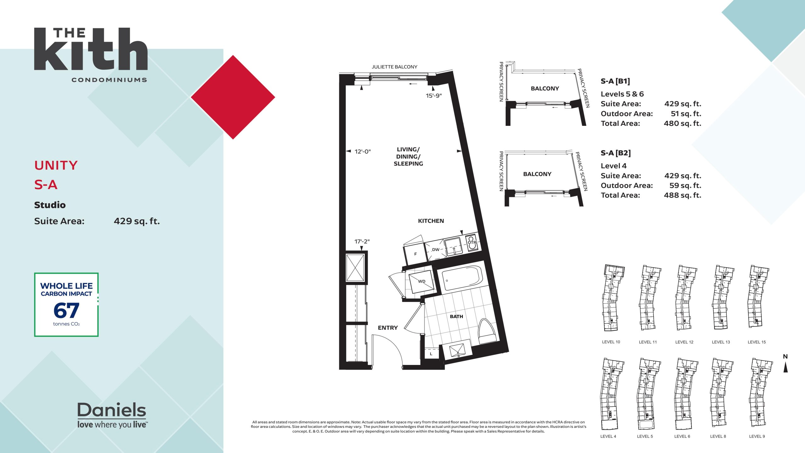 Unity S-A floor plan