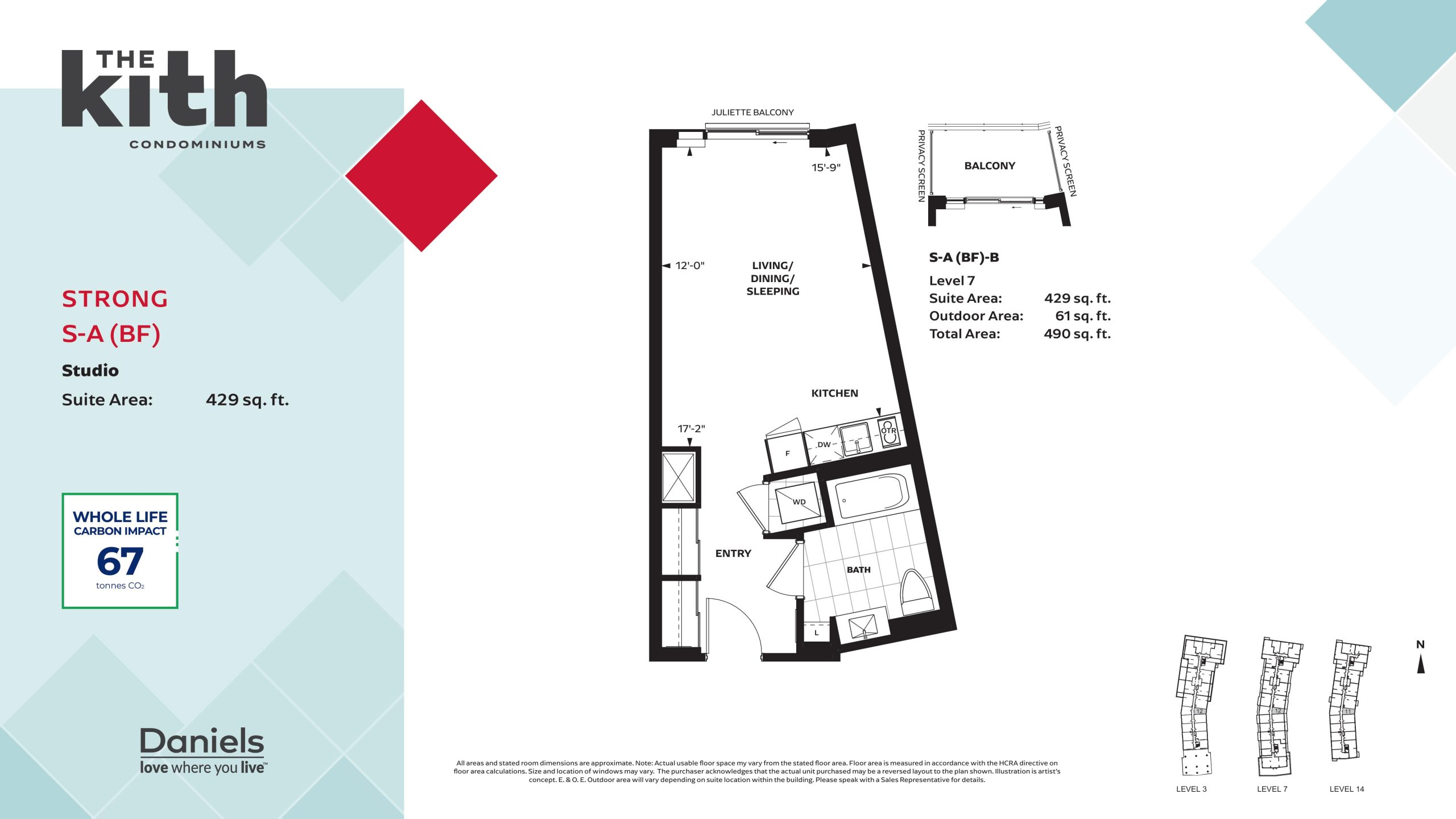 Strong S-A (BF) floor plan