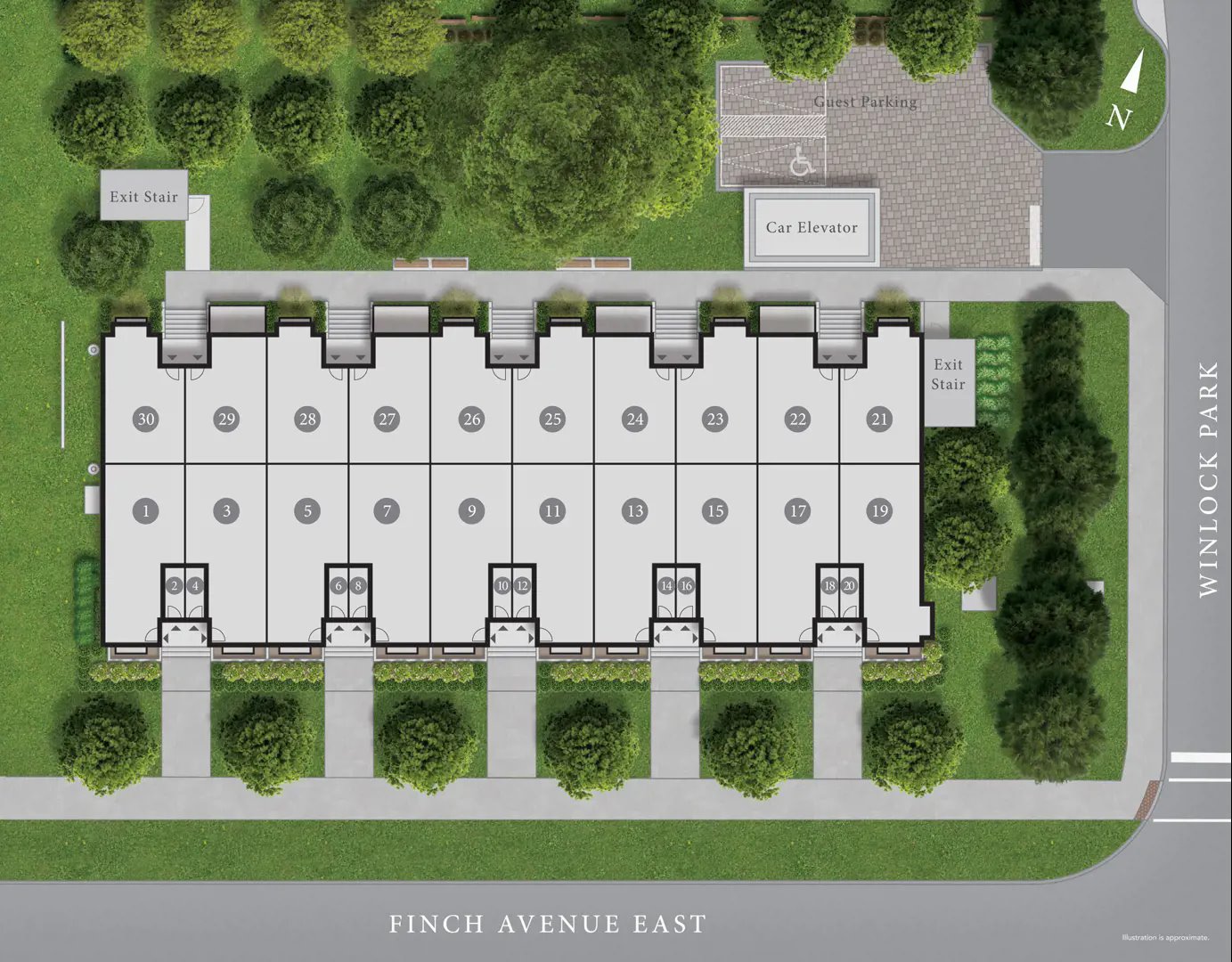 Winlock Towns in Toronto — rendering 5