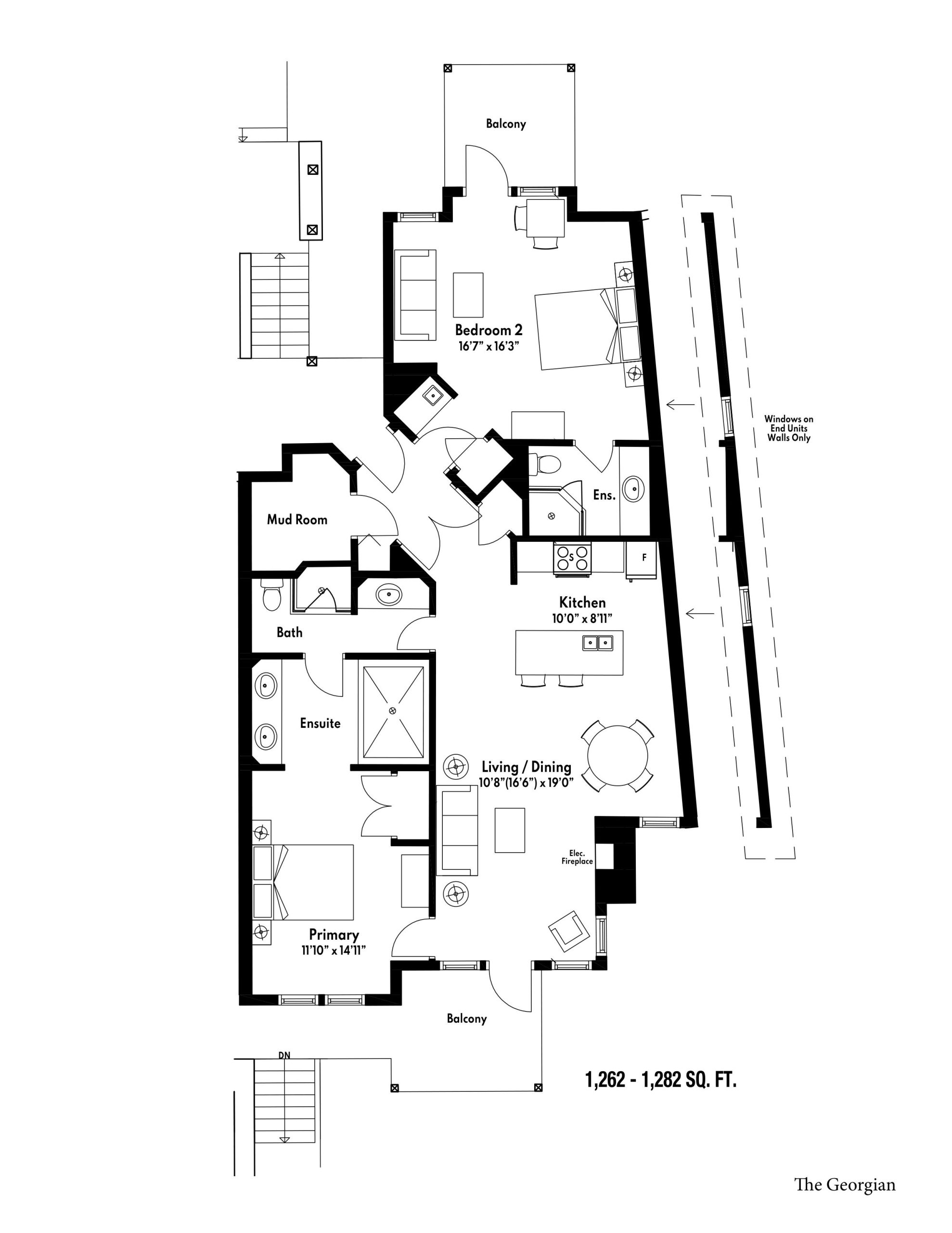 The Georgian floor plan