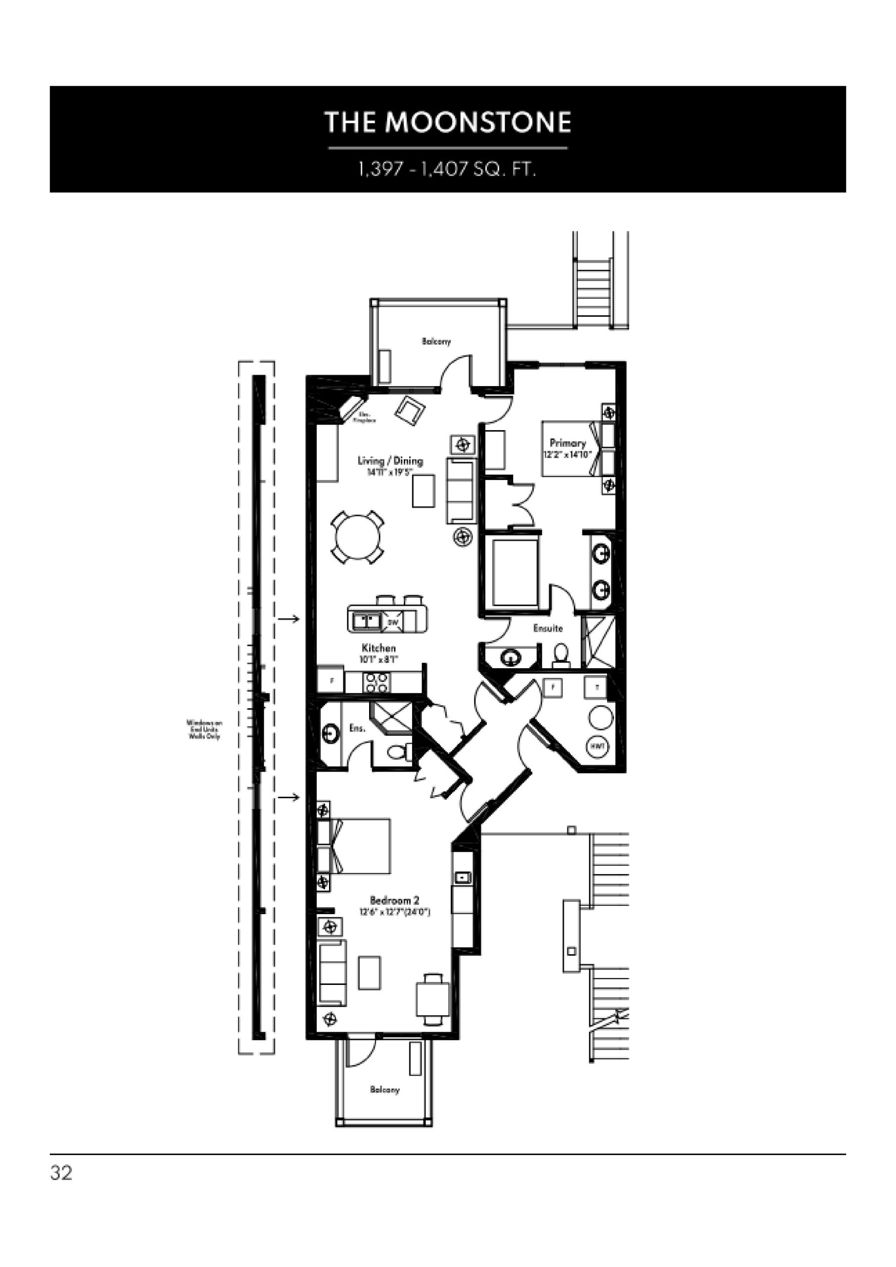 The Moonstone floor plan
