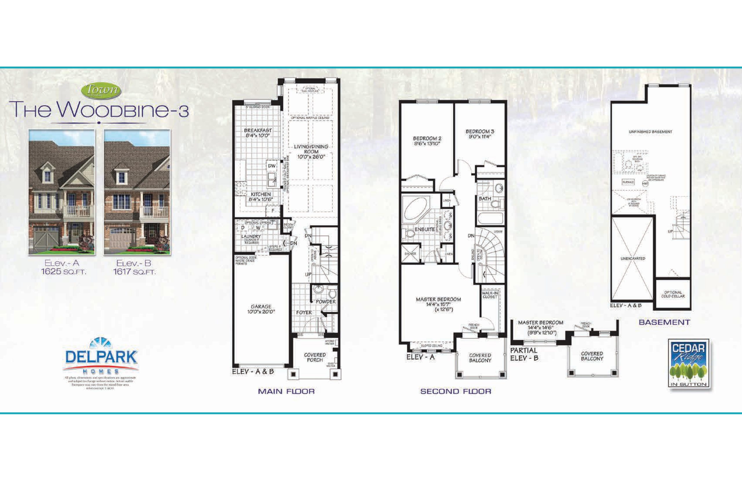 The Woodbine 3 floor plan