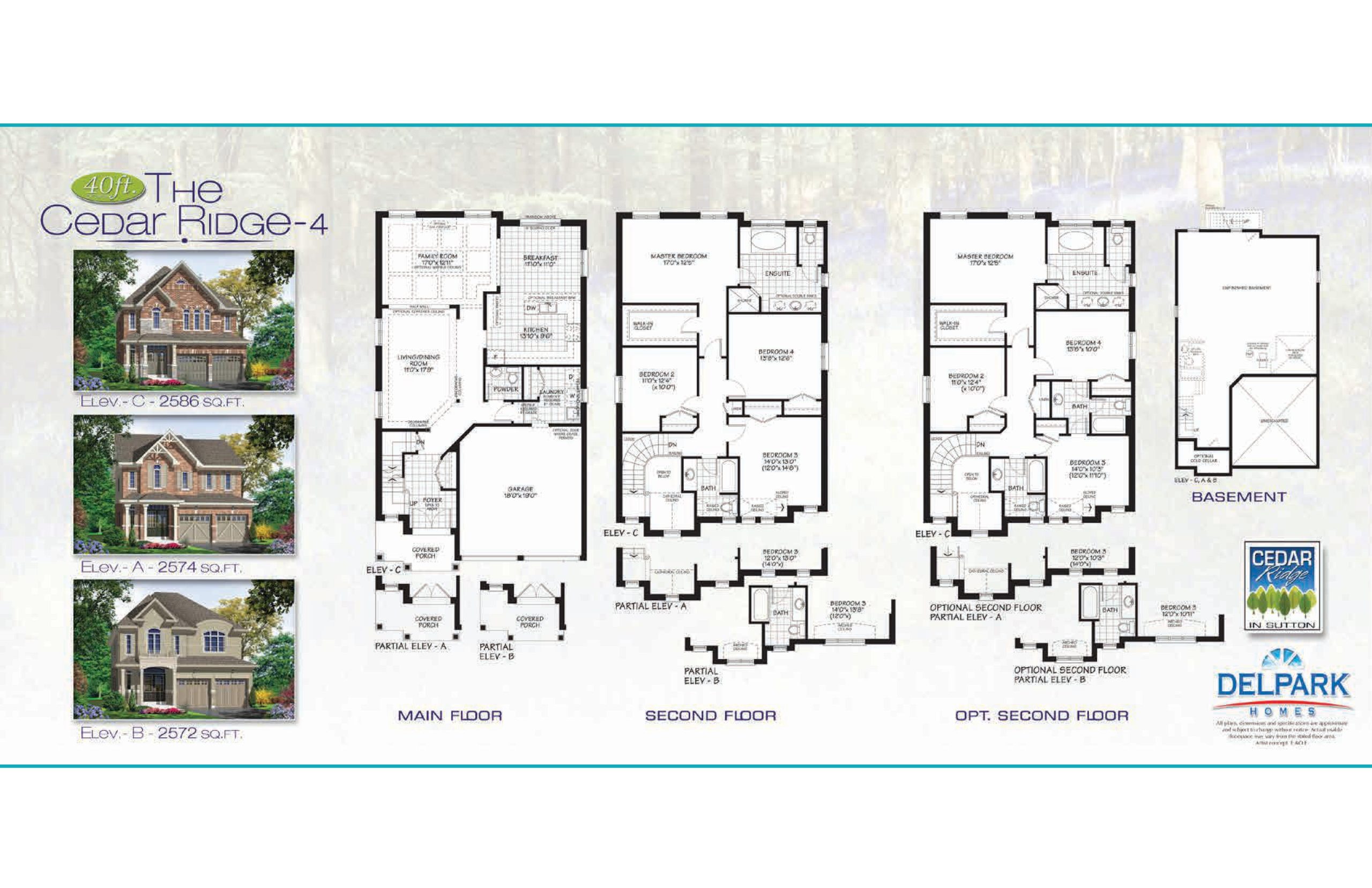 The Cedar Ridge 4 floor plan