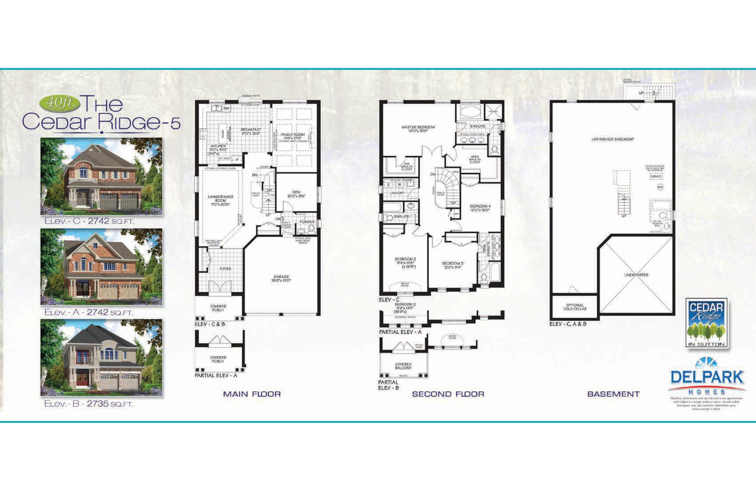 The Cedar Ridge 5 floor plan