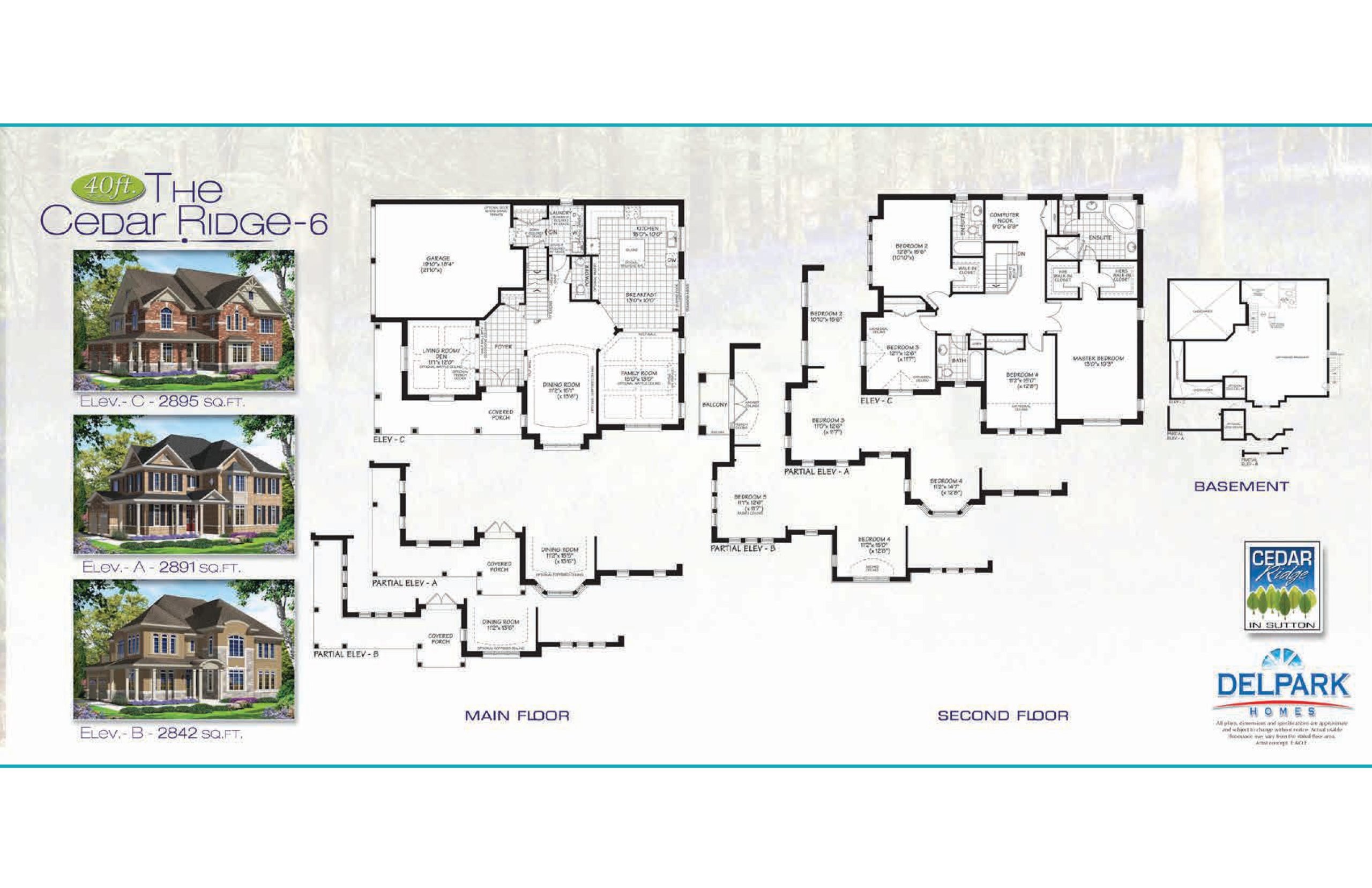 The Cedar Ridge 6 floor plan