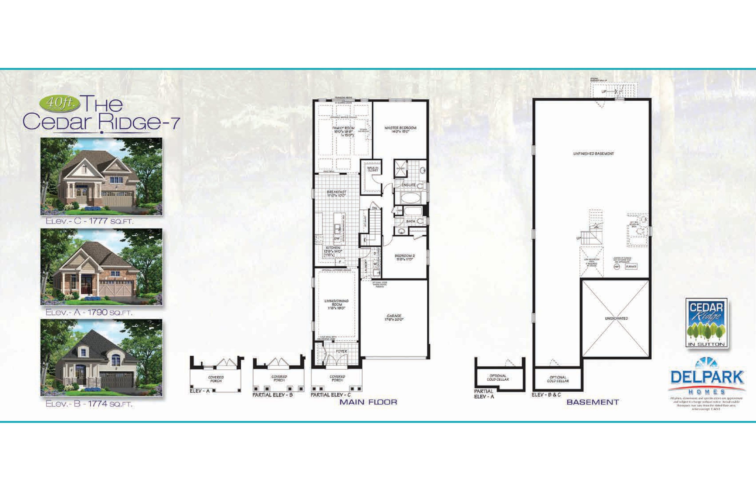 The Cedar Ridge 7 floor plan