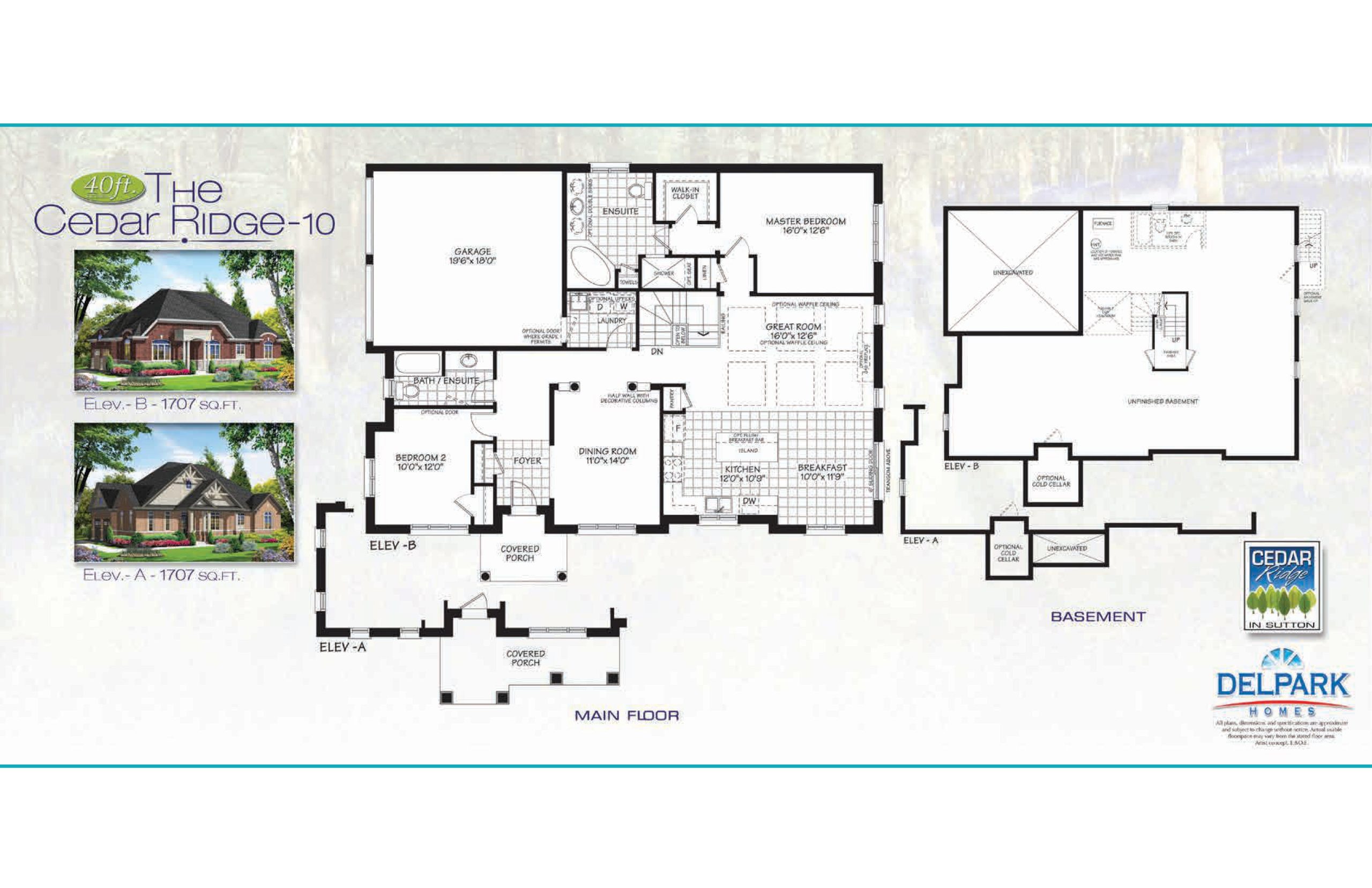 The Cedar Ridge 10 floor plan