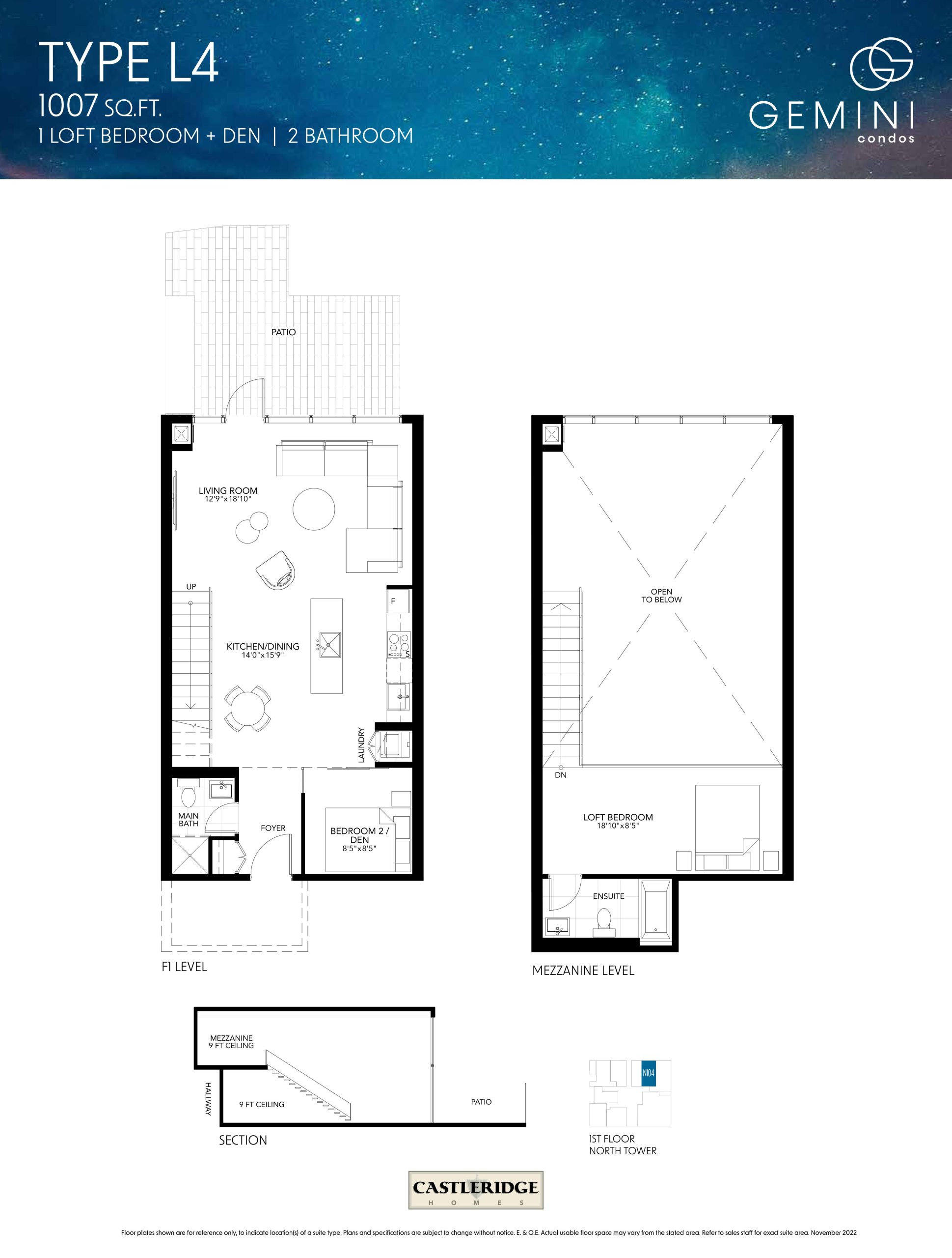Type L4 floor plan