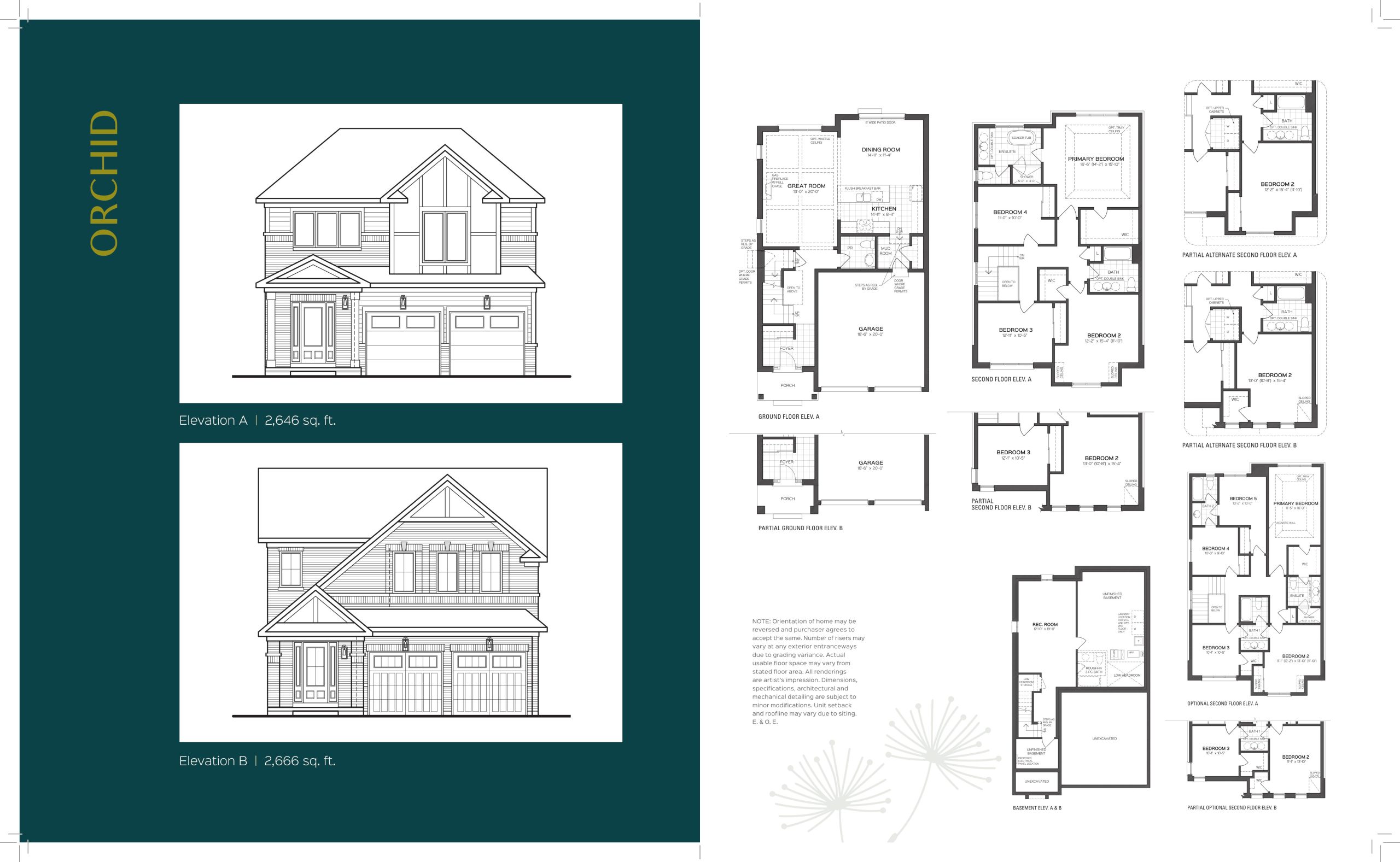 Orchid floor plan