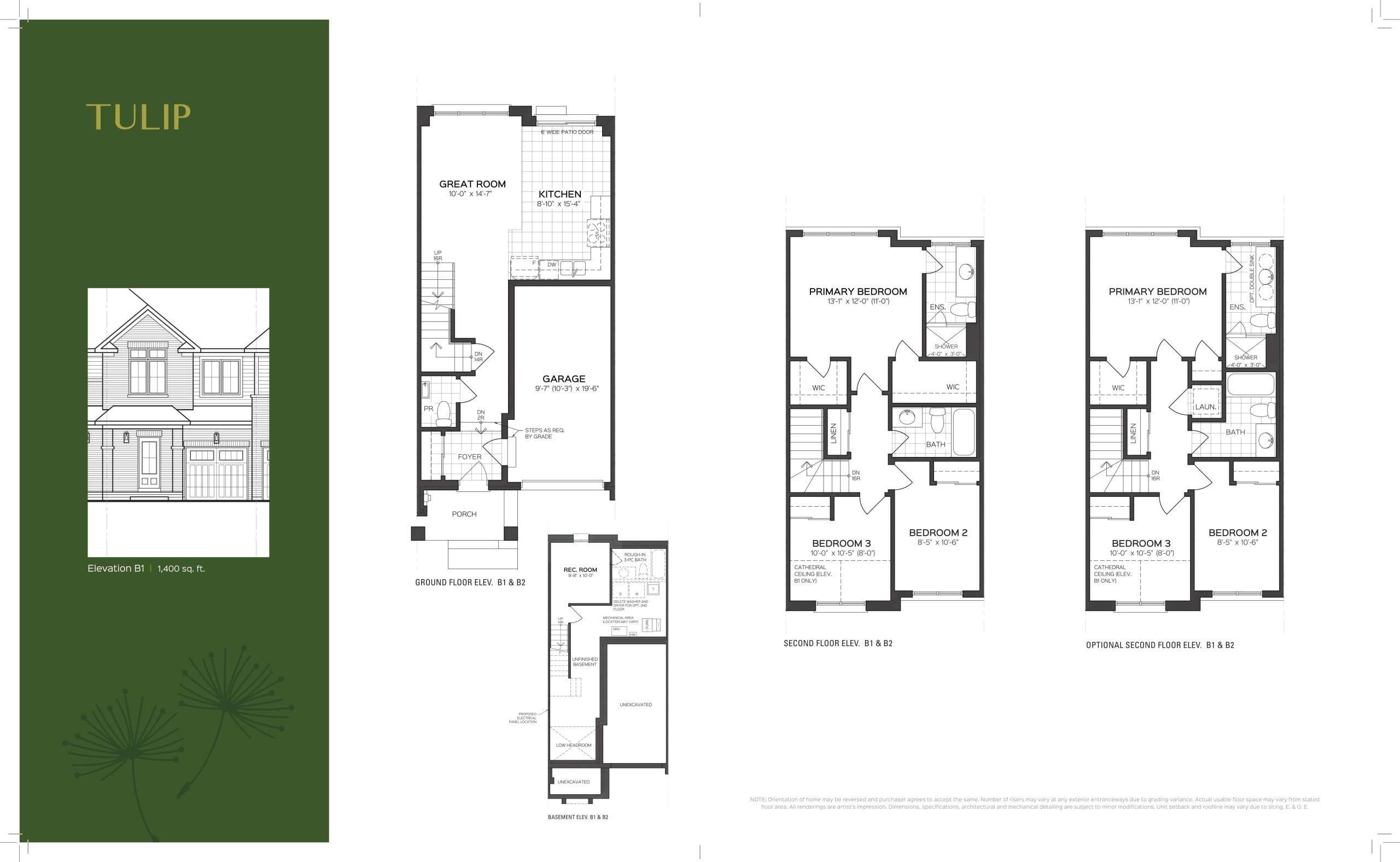 Tulip floor plan