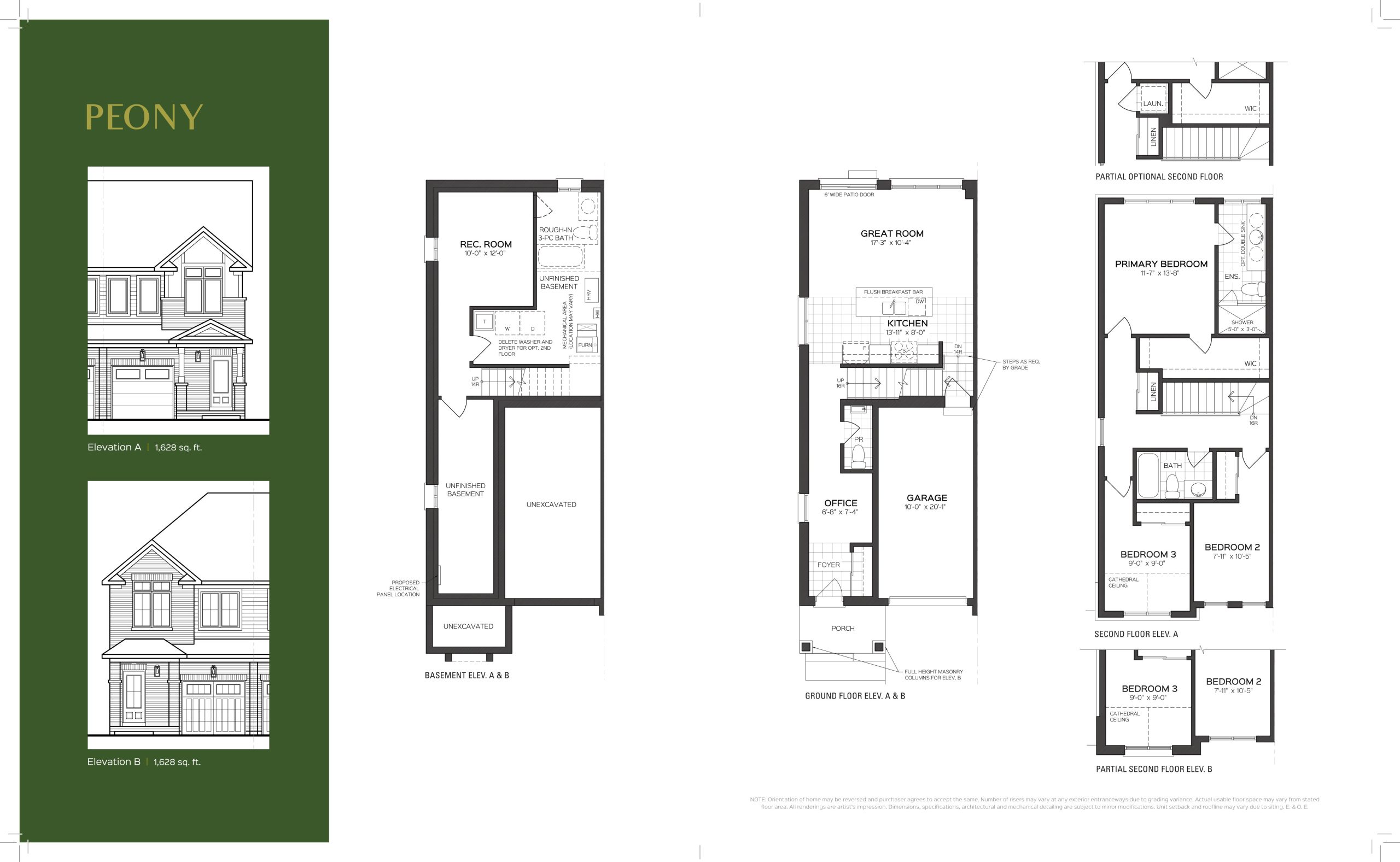 Peony floor plan
