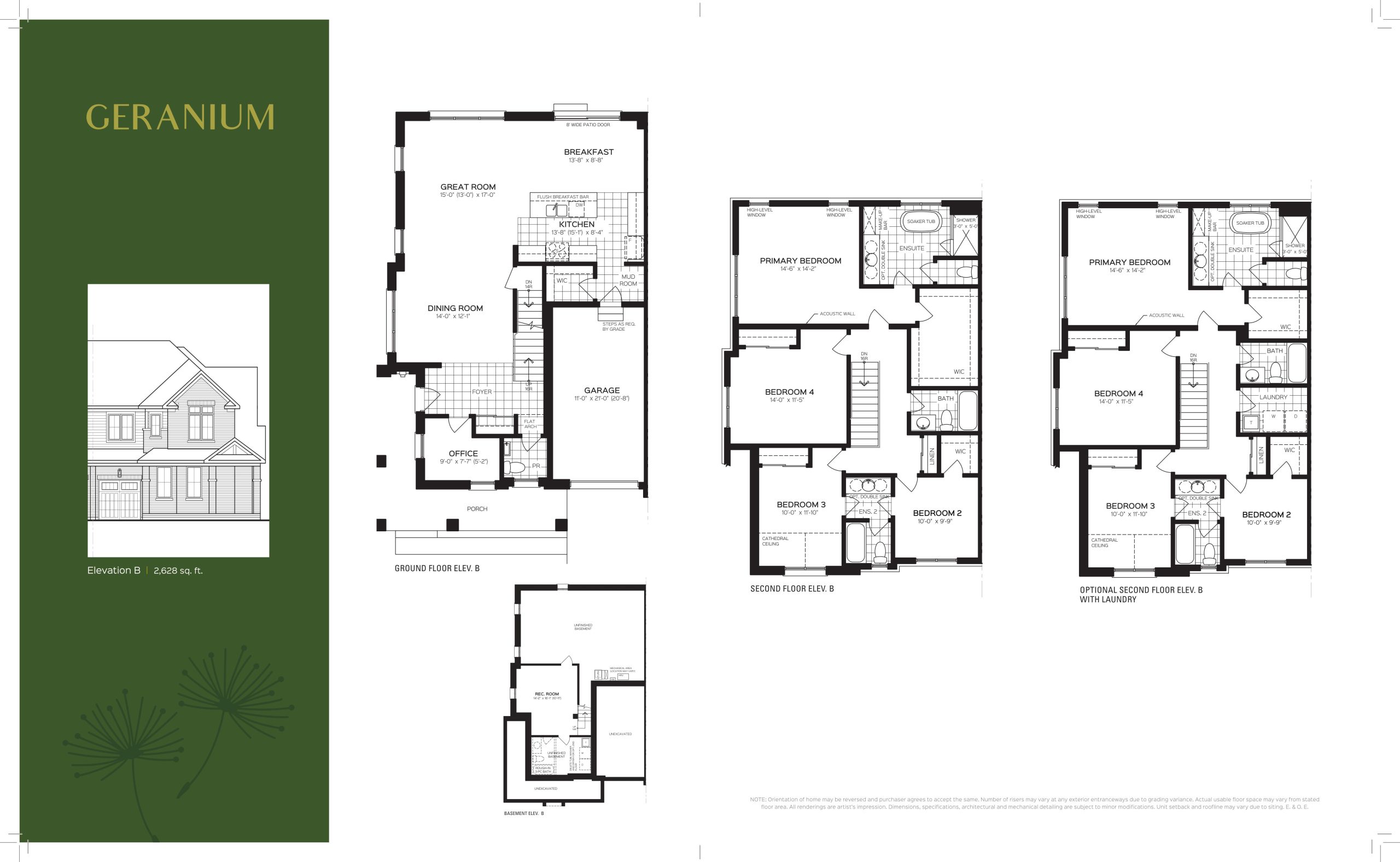 Geranium floor plan