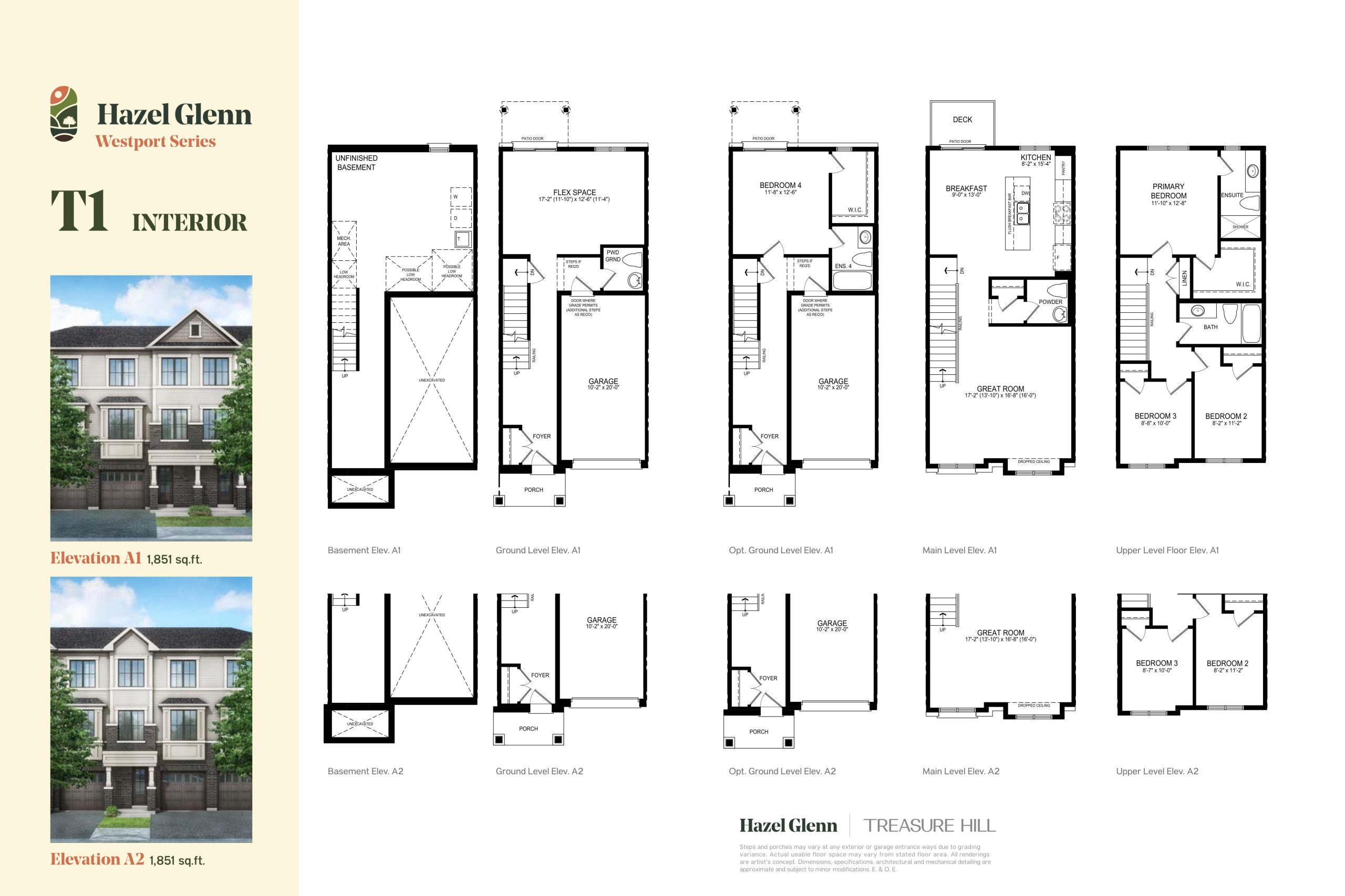 T1 Interior floor plan