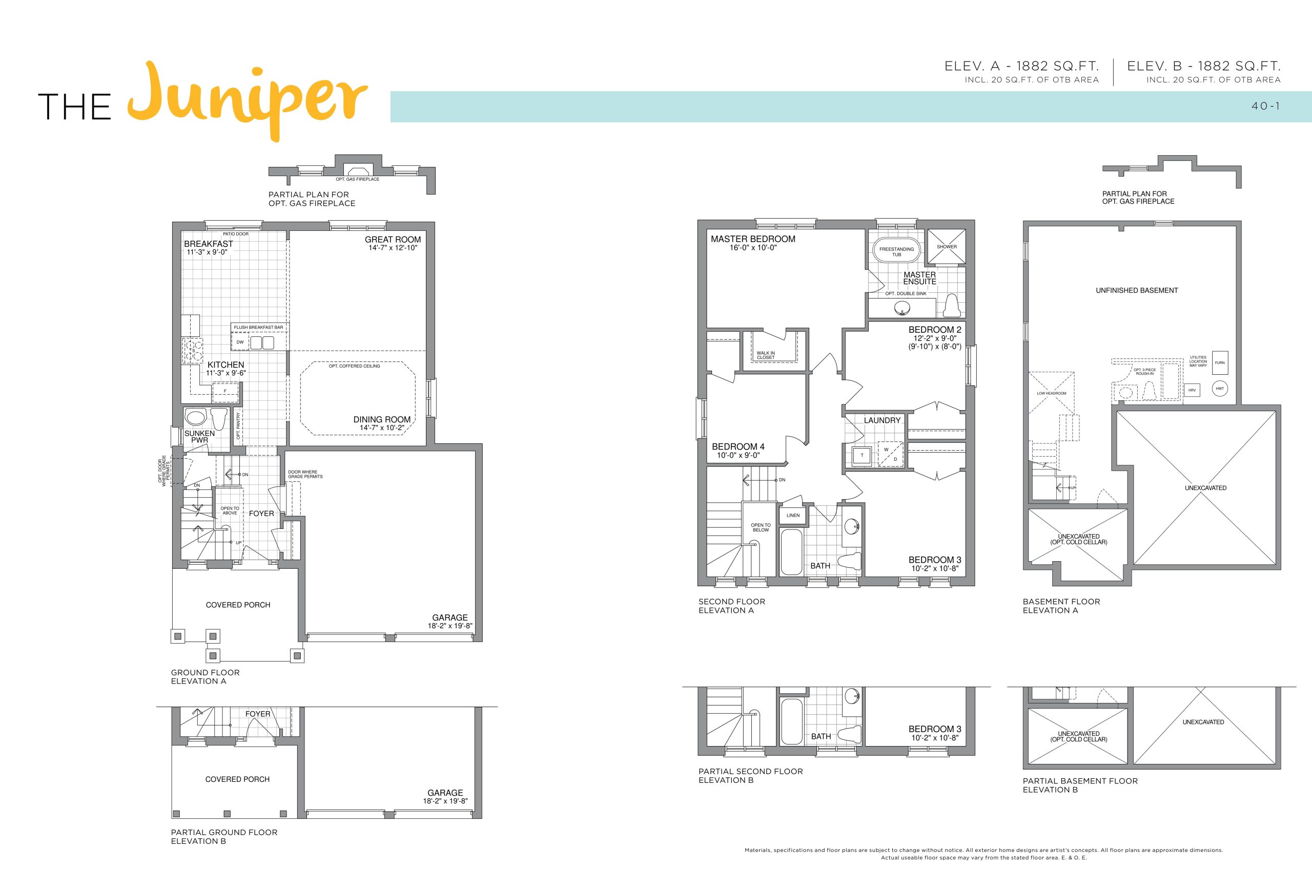 The Juniper - 40' Collection floor plan