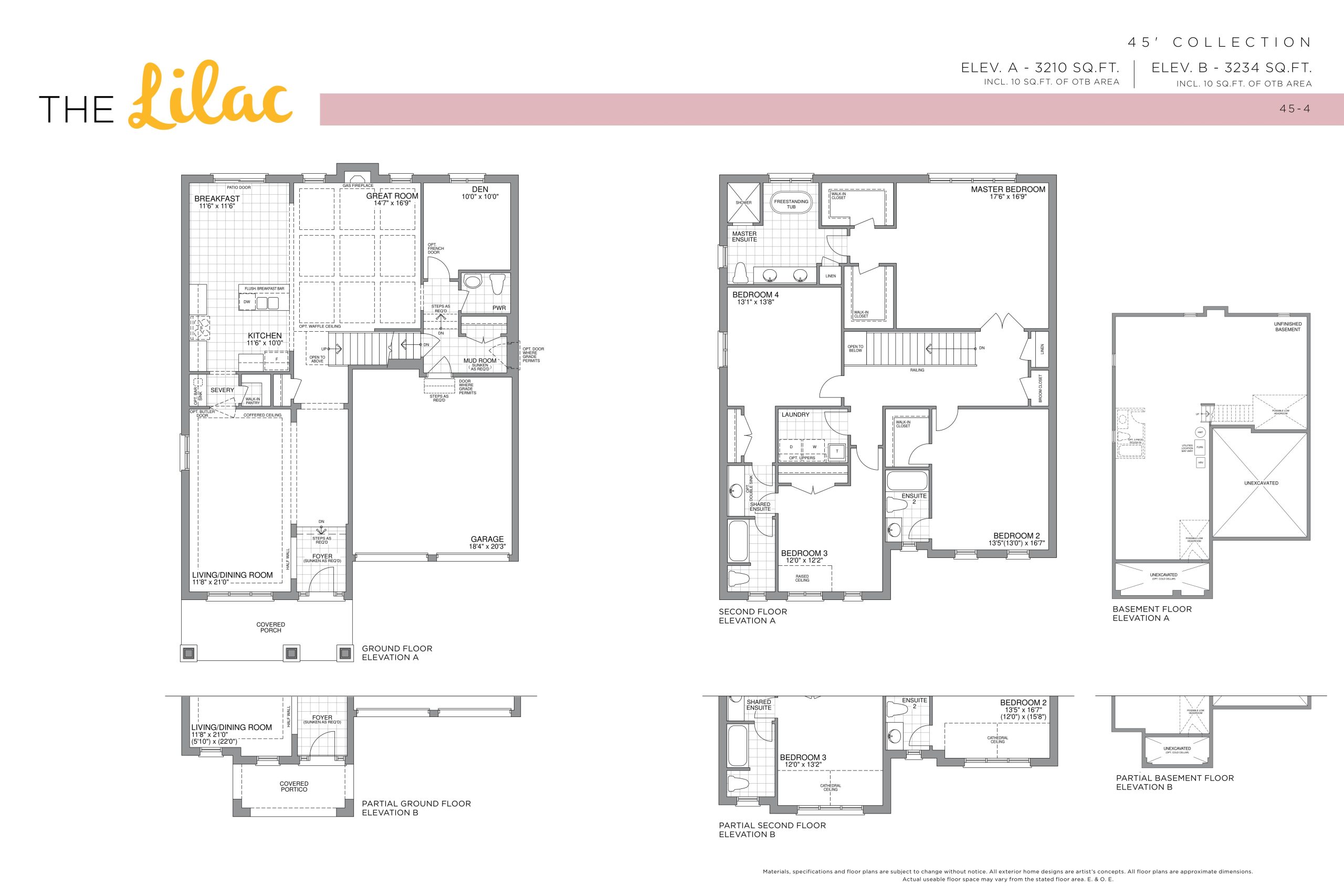 The Lilac - 45' Collection floor plan