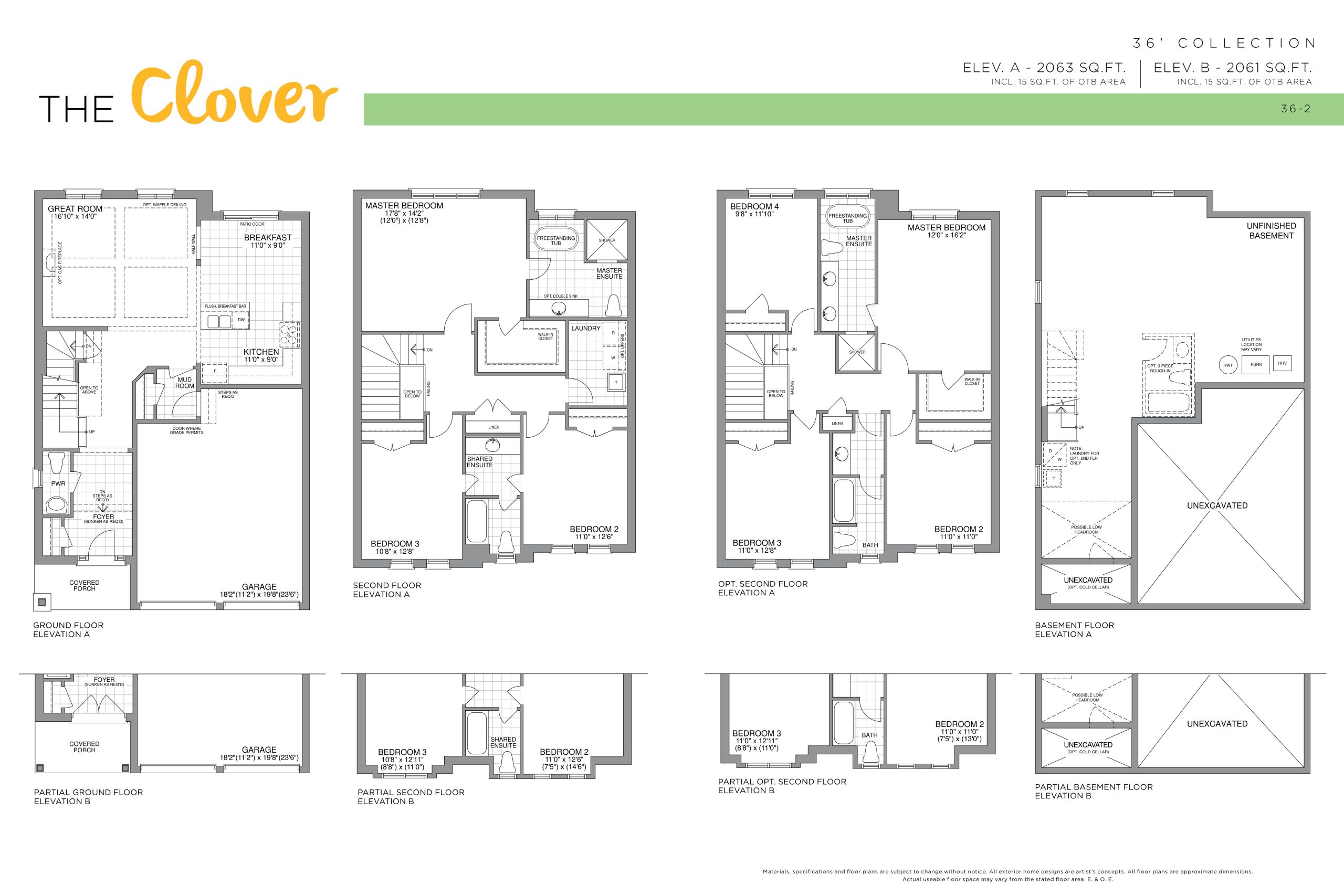 The Clover - 36' Collection floor plan