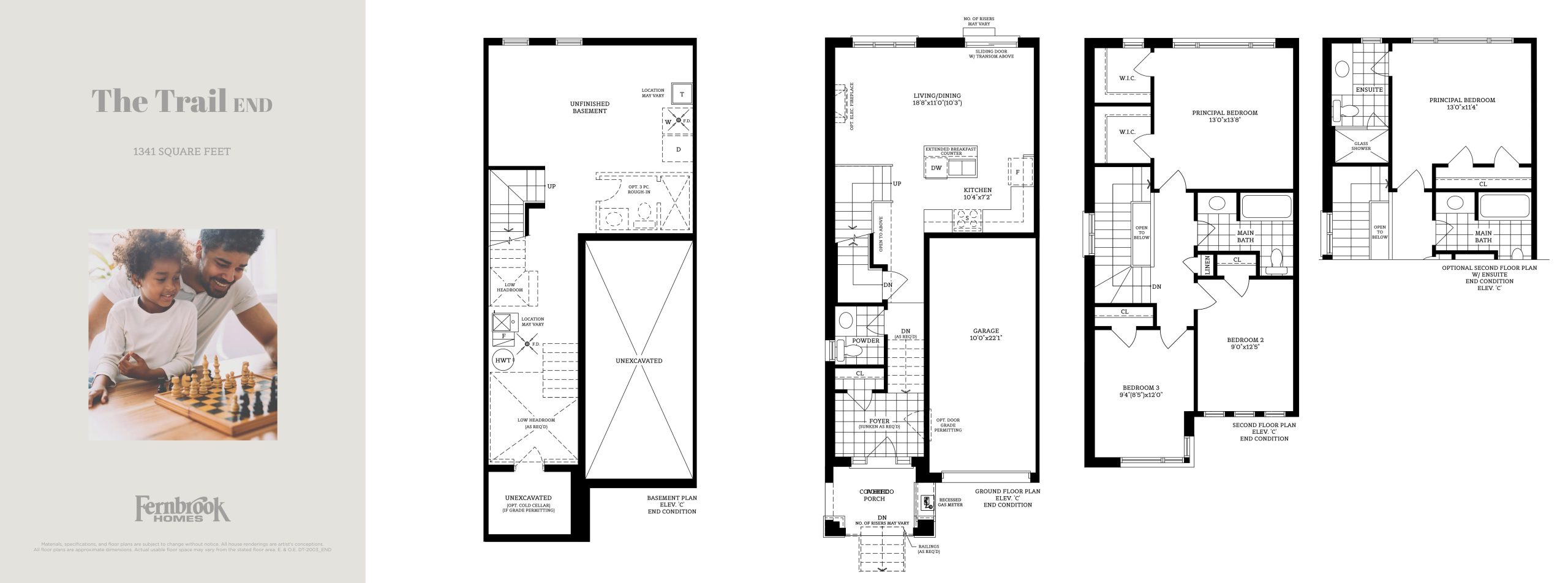 The Trail End floor plan