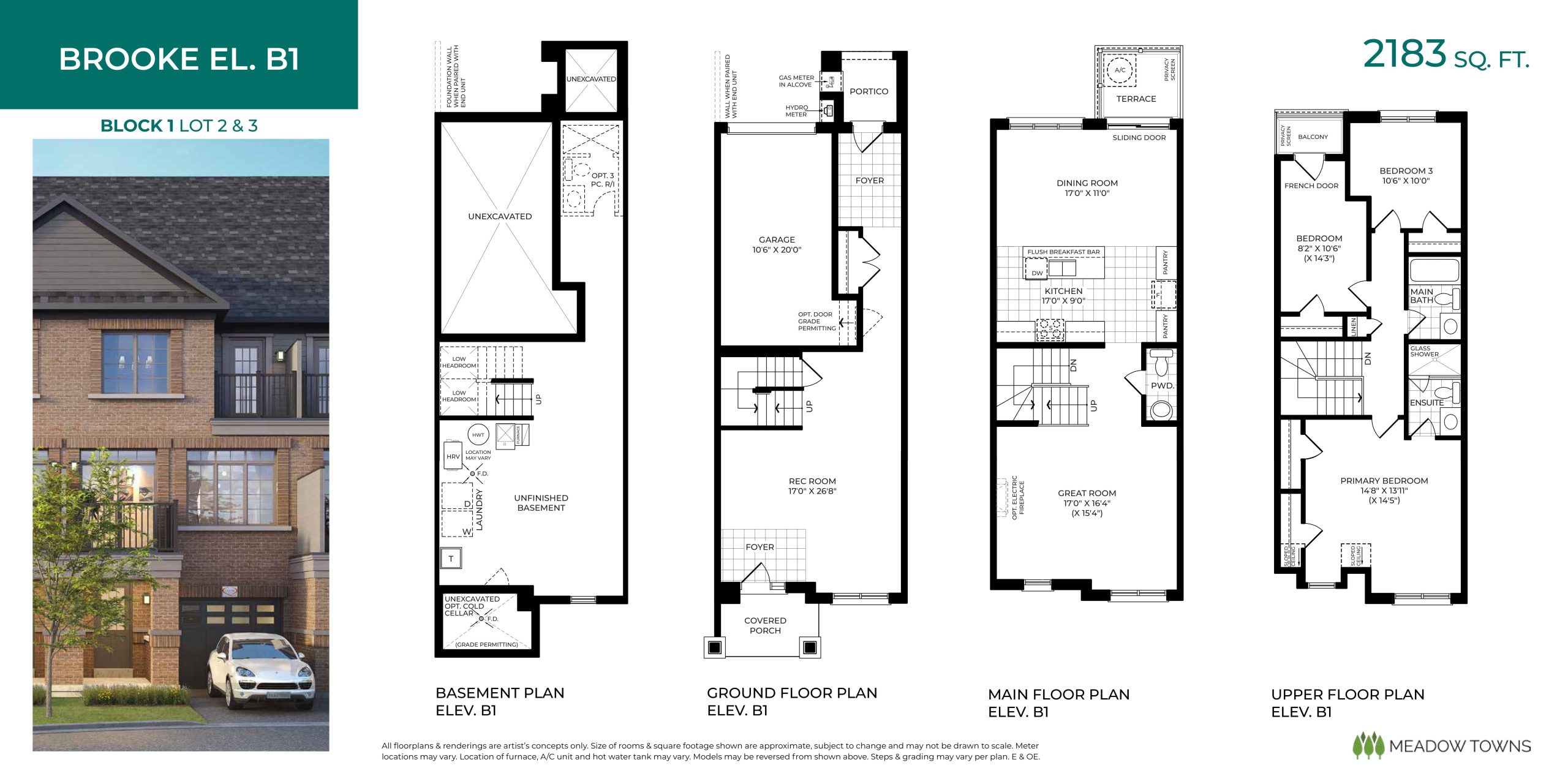 Brooke El. B1 floor plan
