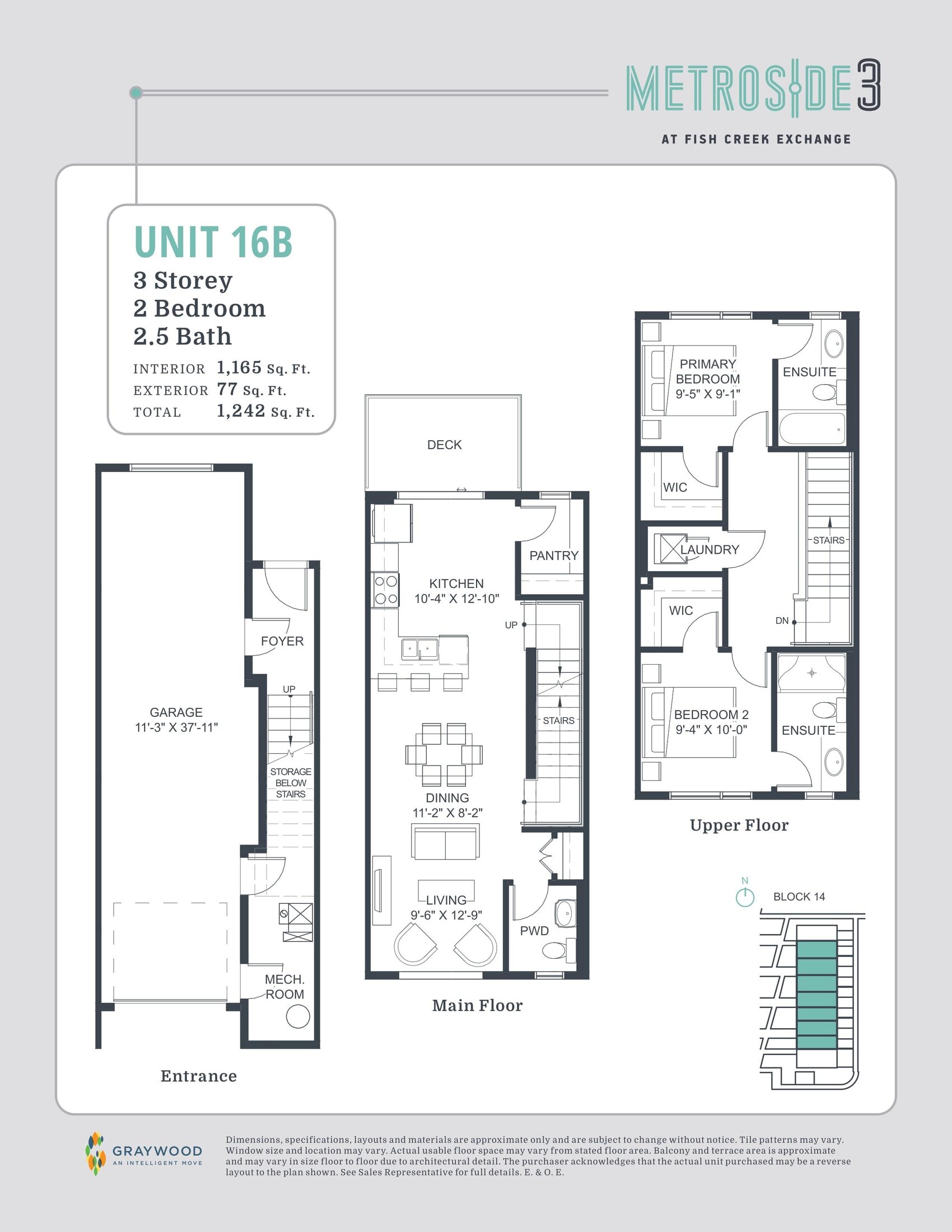 Unit 16B floor plan