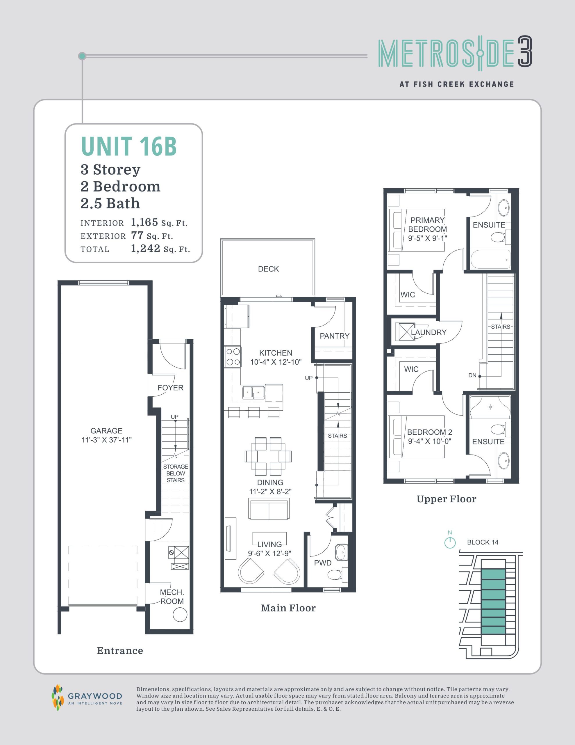 Unit 16B floor plan