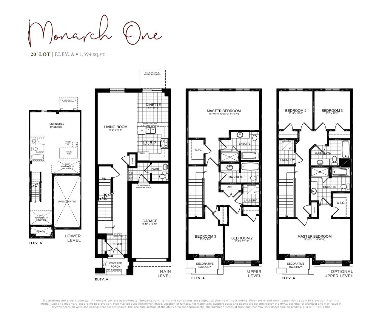 Monarch One floor plan