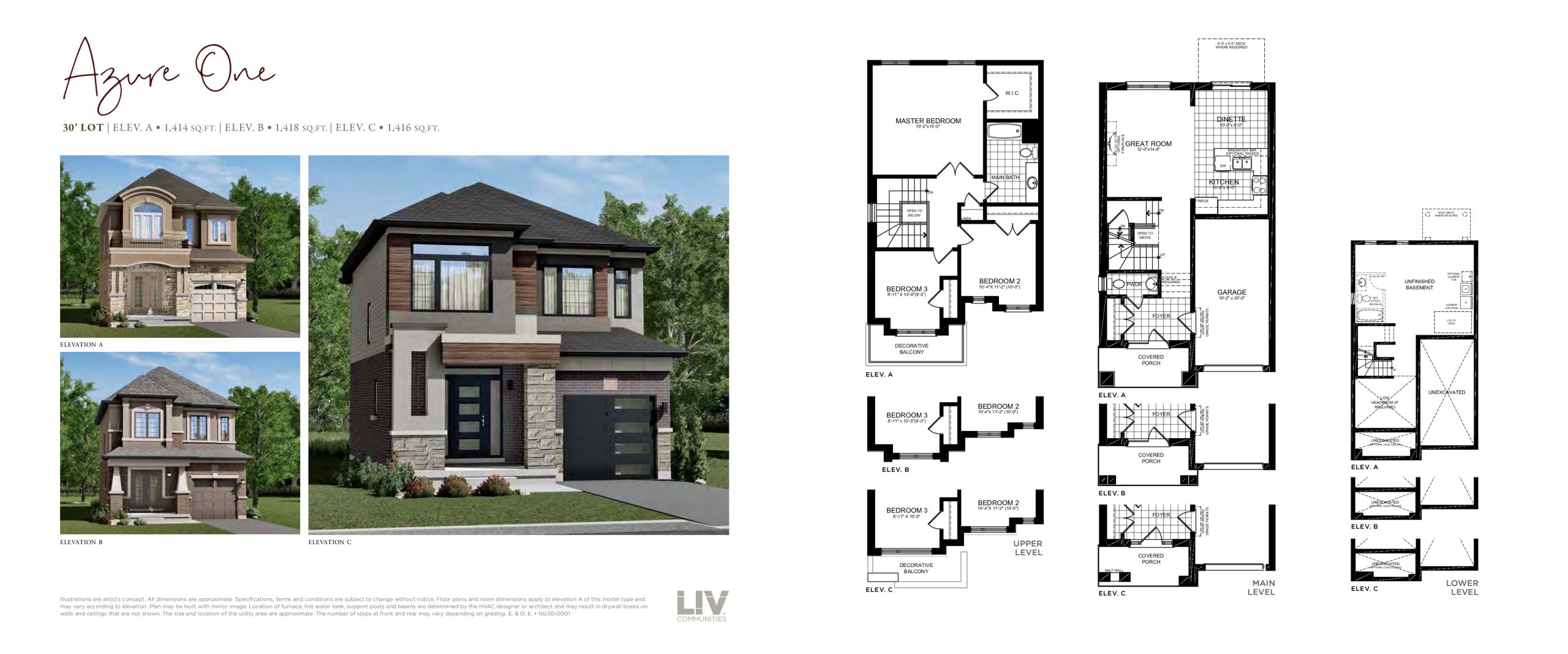 Azure One floor plan