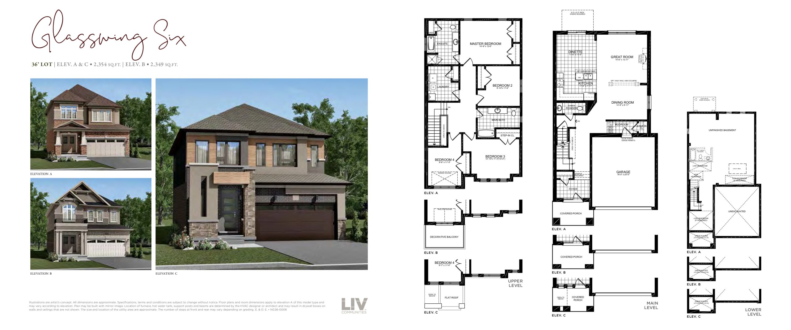 Glasswing Six floor plan