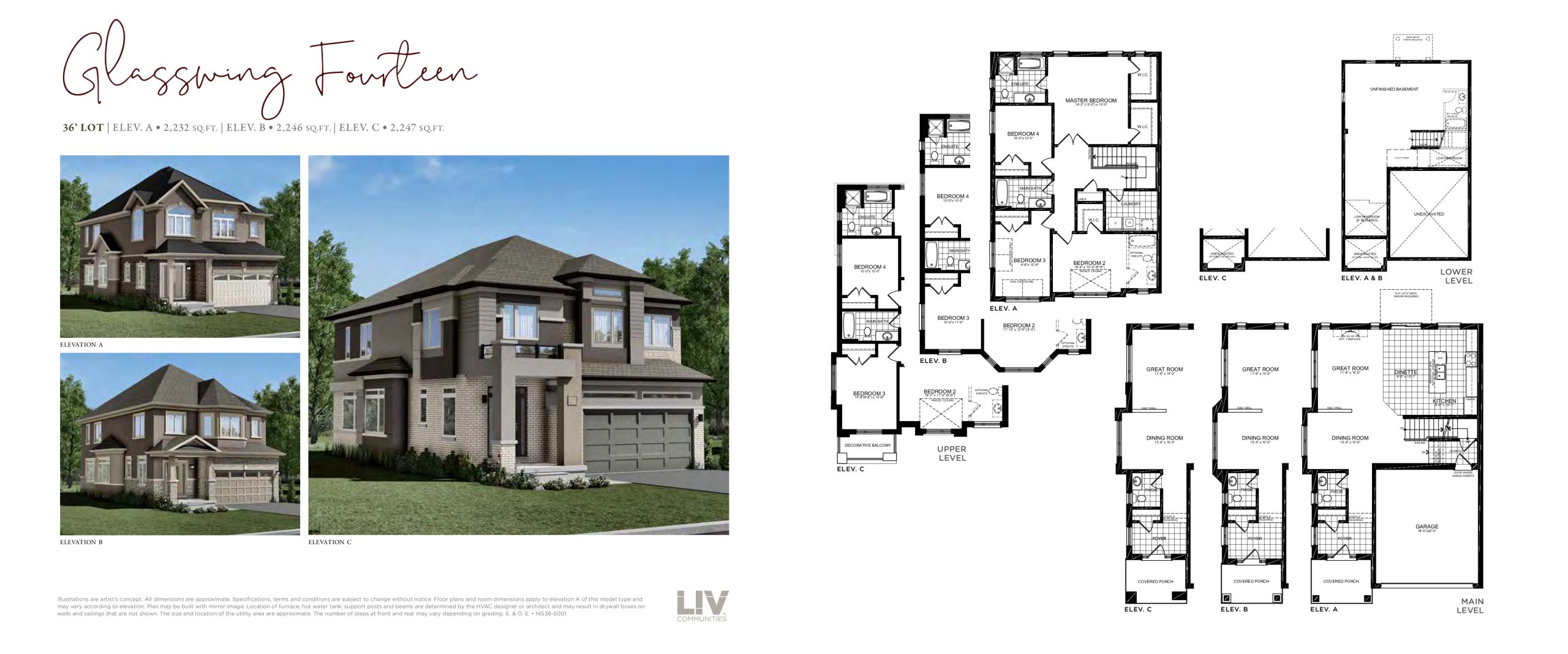 Glasswing Fourteen floor plan