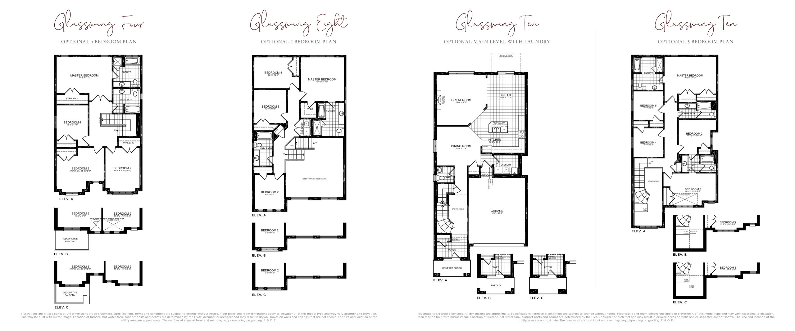Glasswing Four, Eight, Ten (Optional Plan) floor plan
