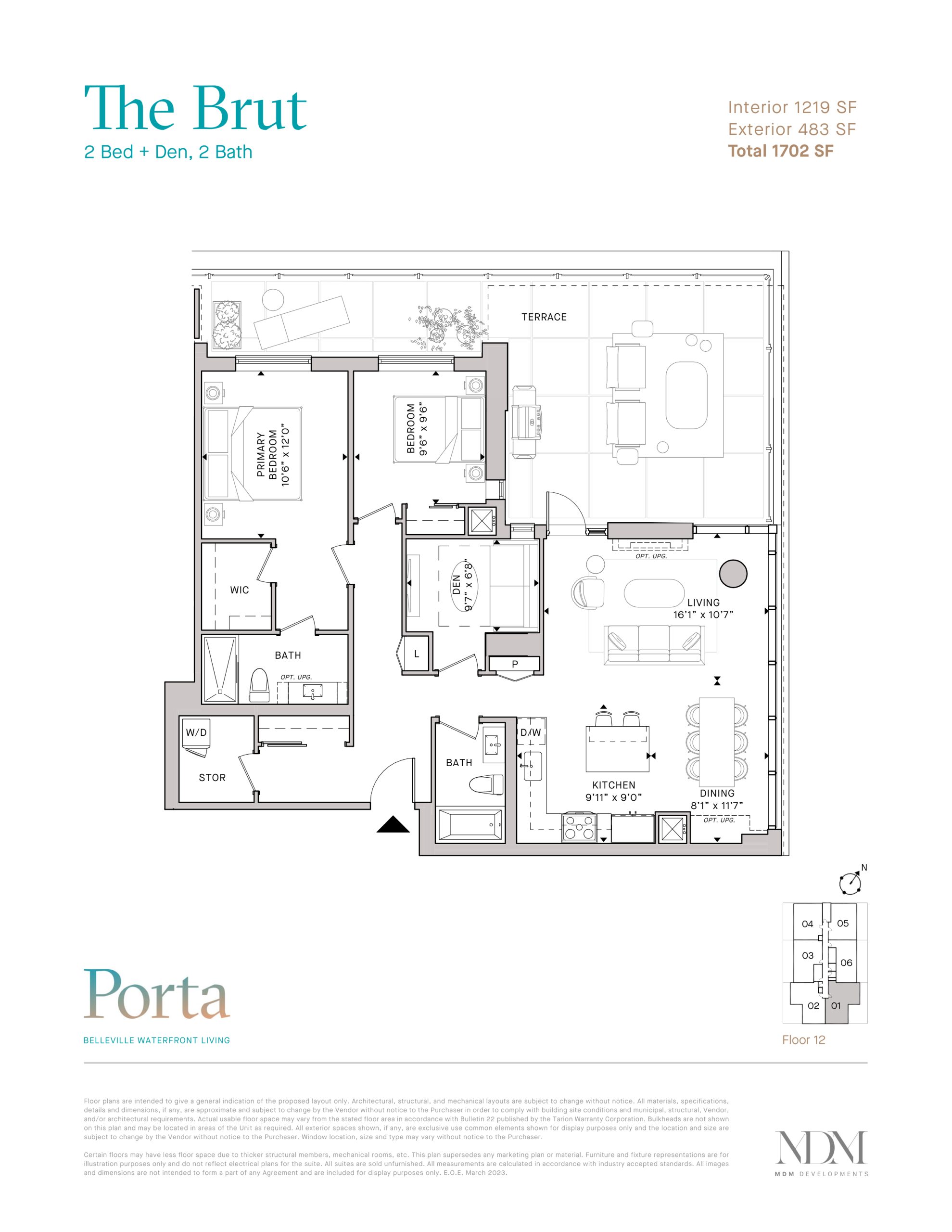 The Brut floor plan