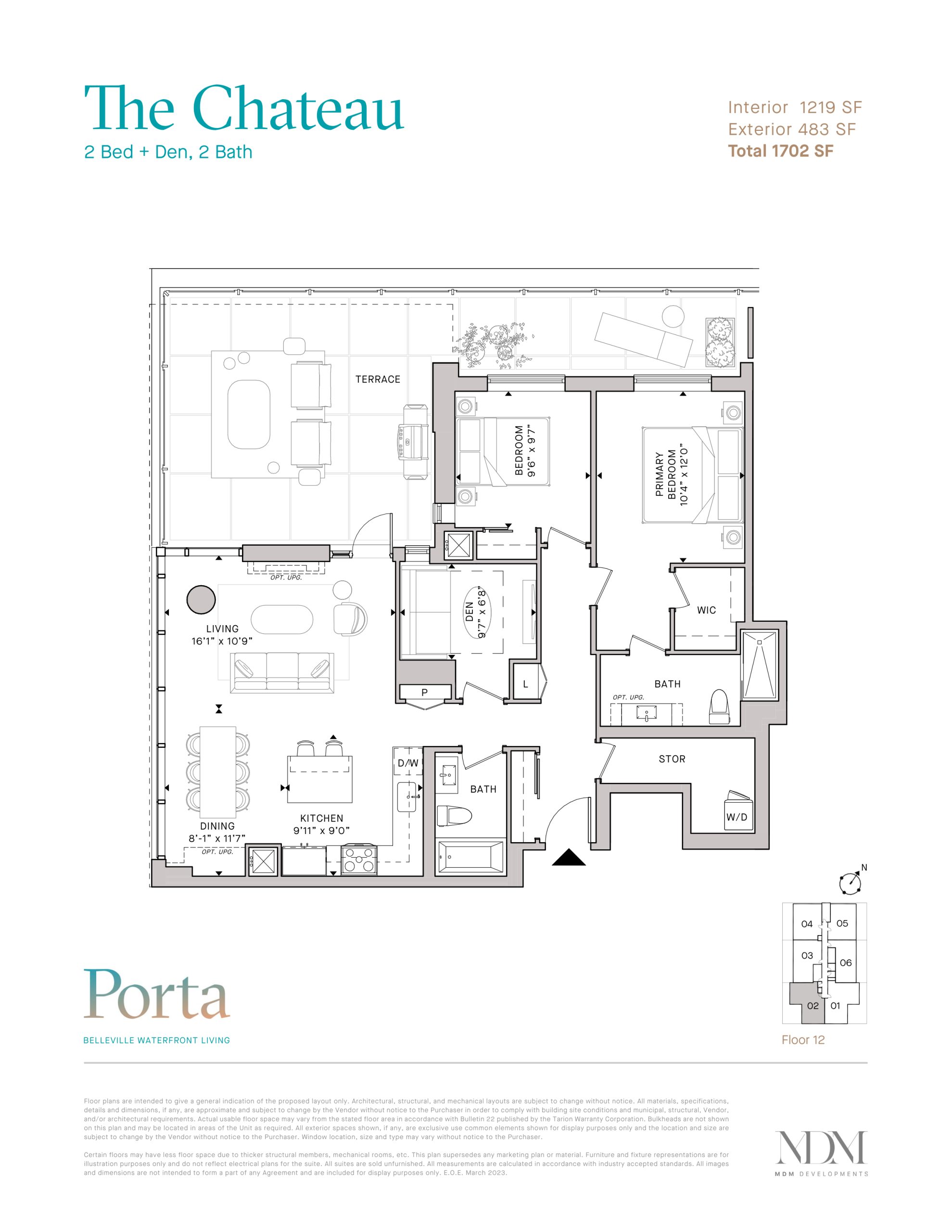 The Chateau floor plan