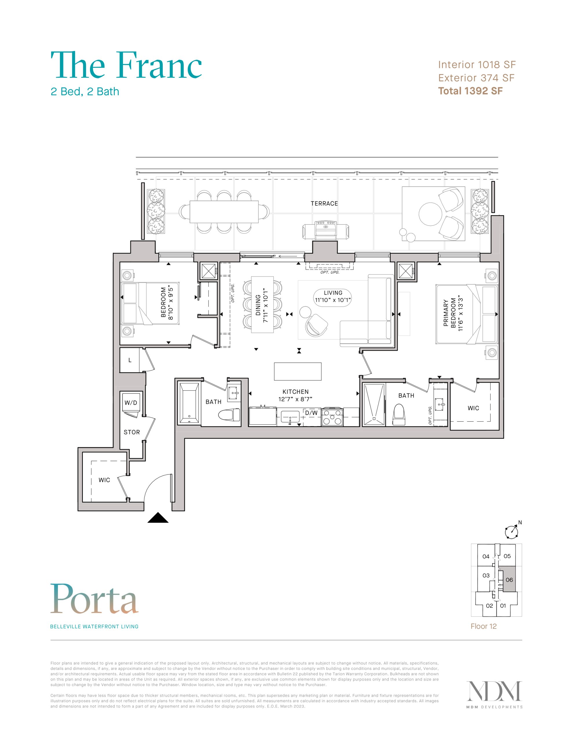 The Franc floor plan