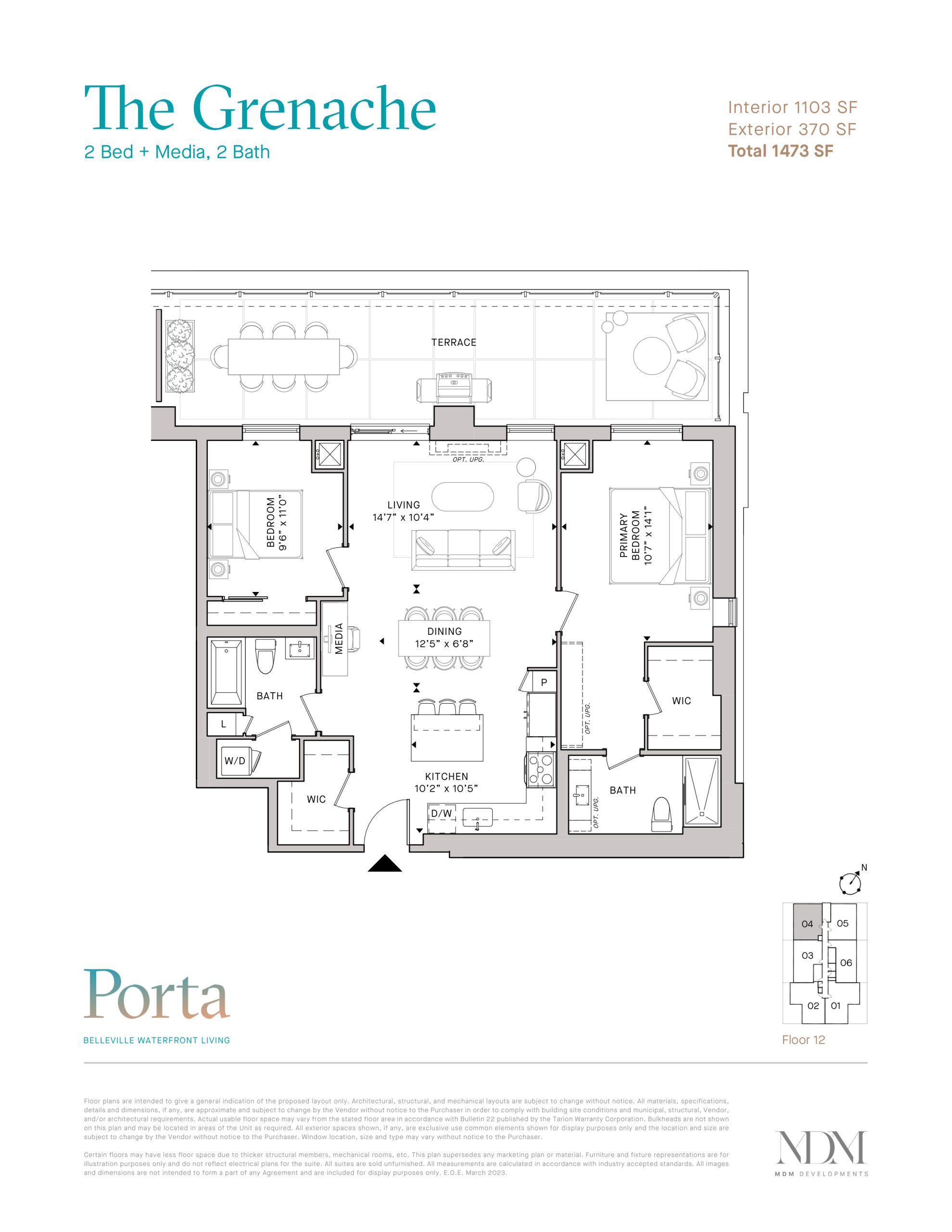 The Grenache floor plan