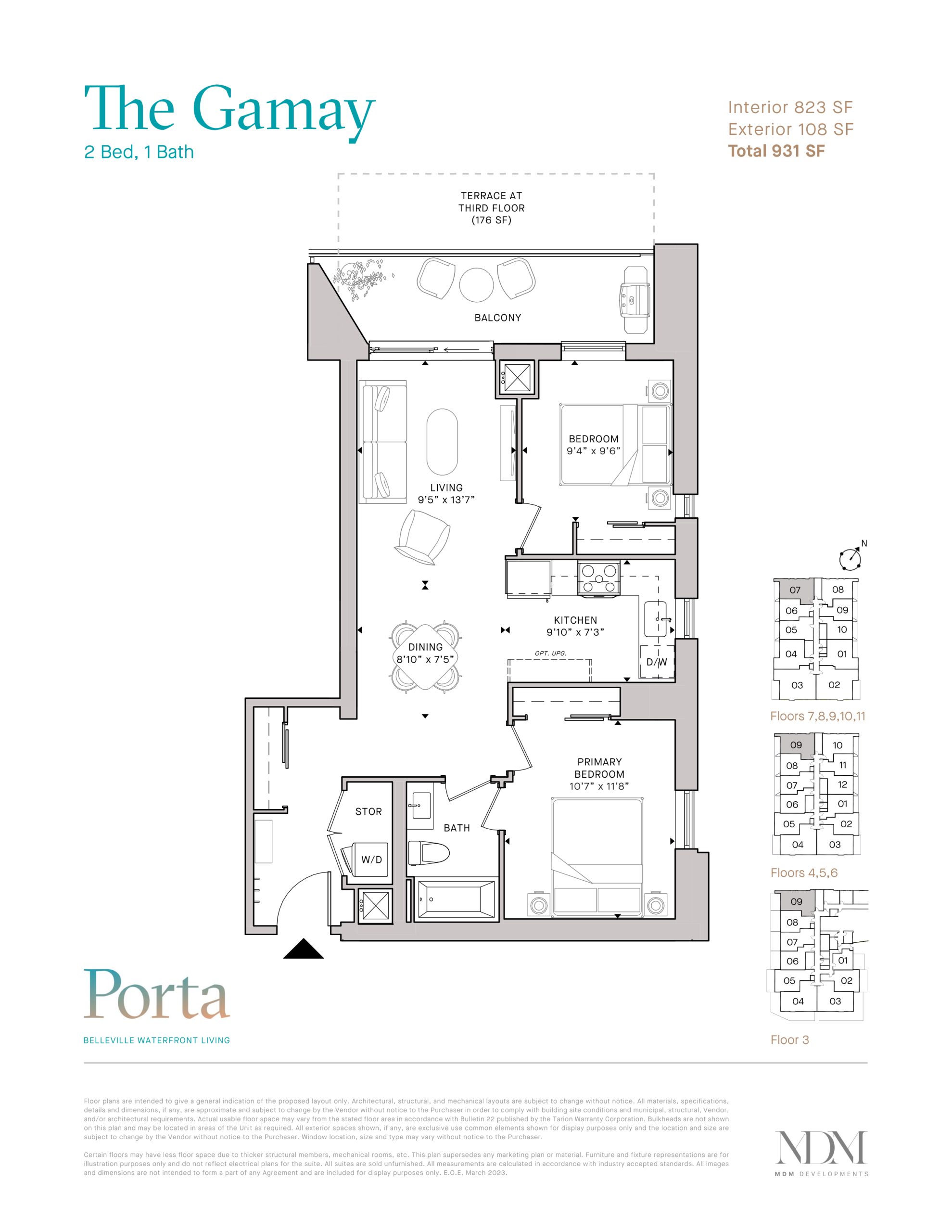The Gamay floor plan