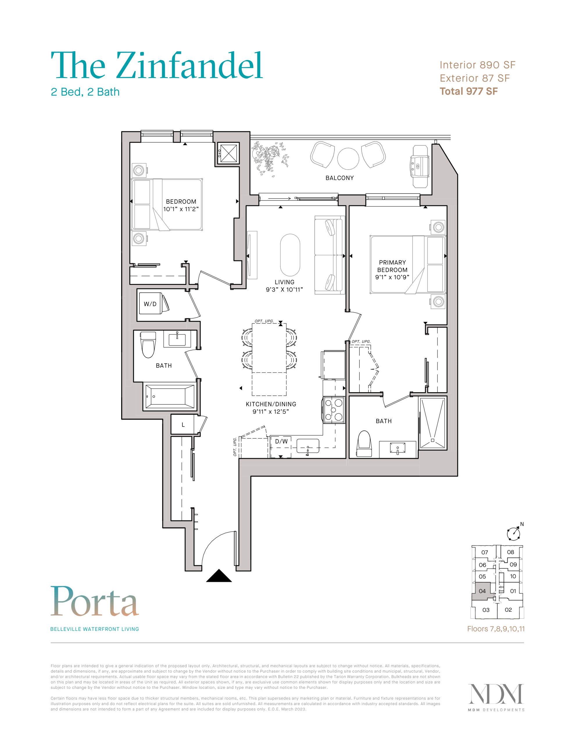 The Zinfandel floor plan