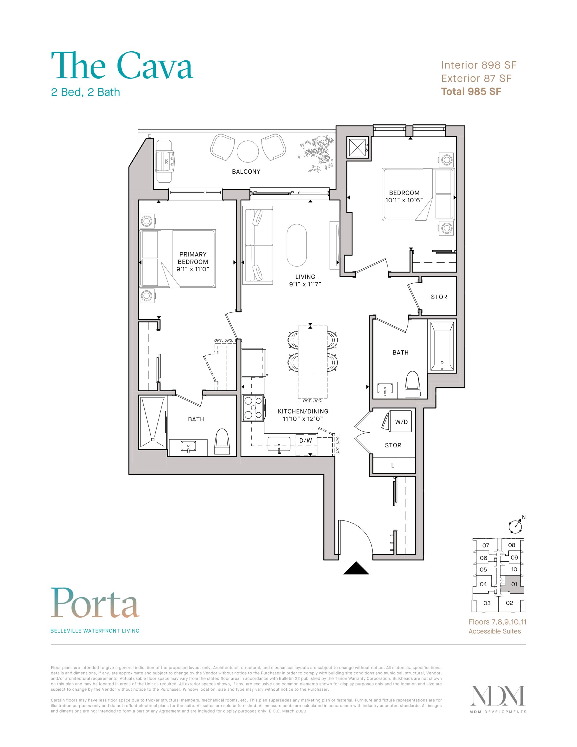 The Cava floor plan