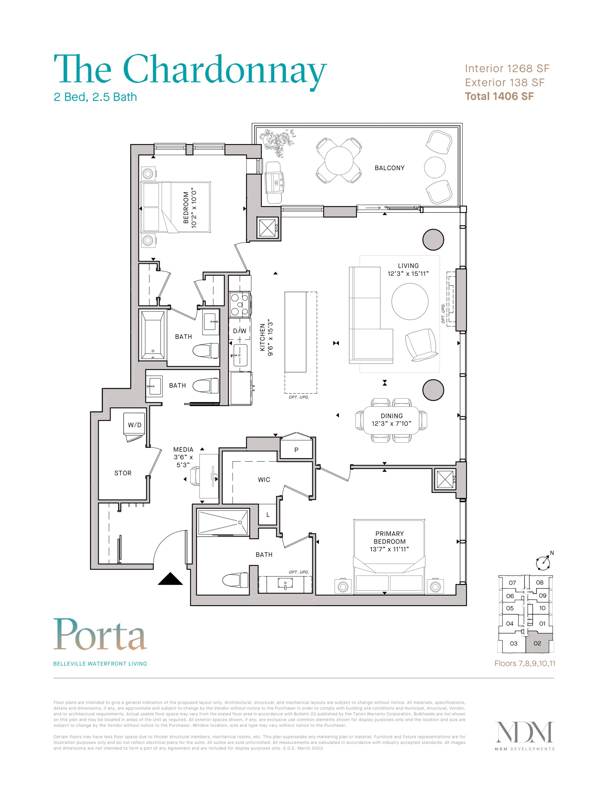 The Chardonnay floor plan