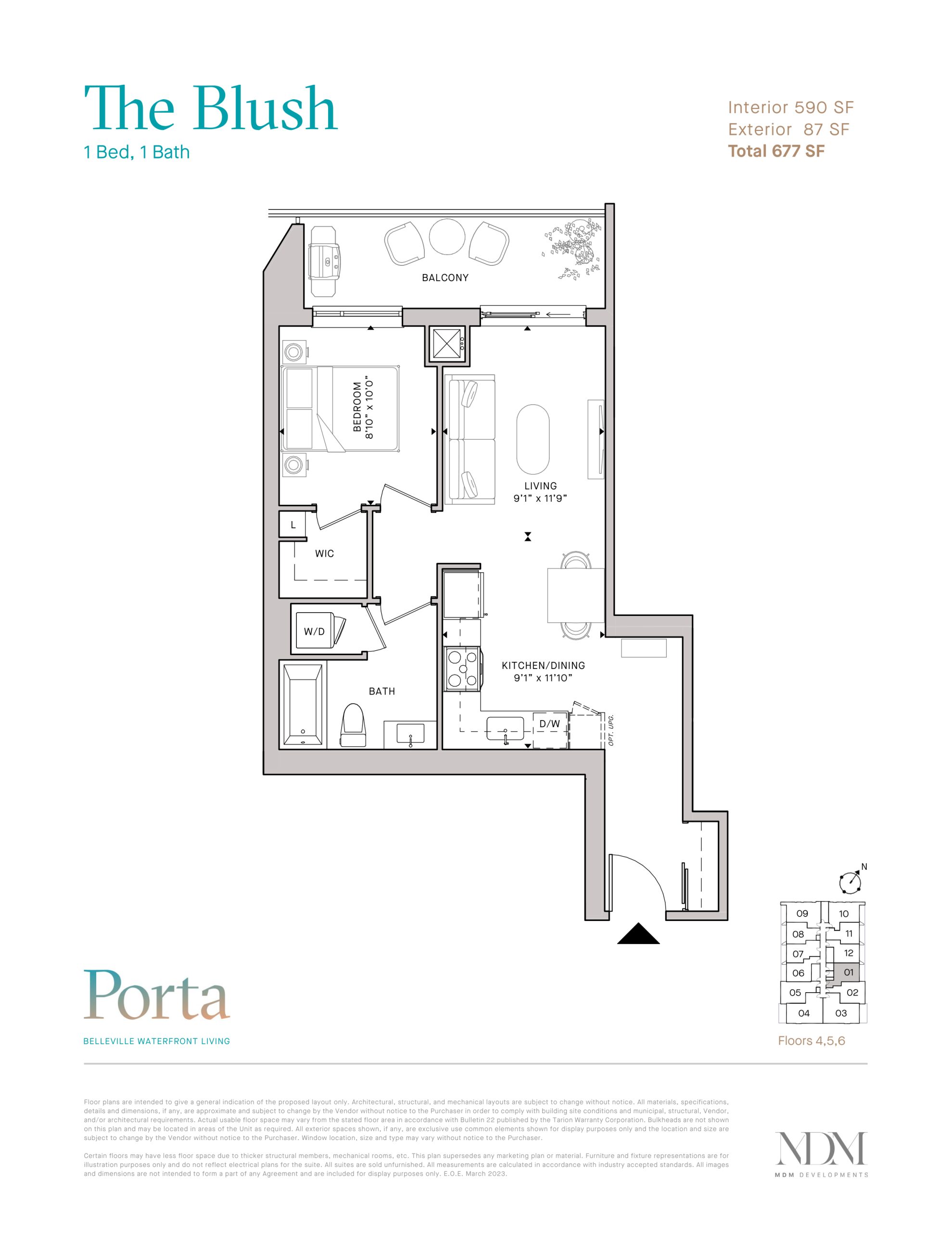 The Blush floor plan