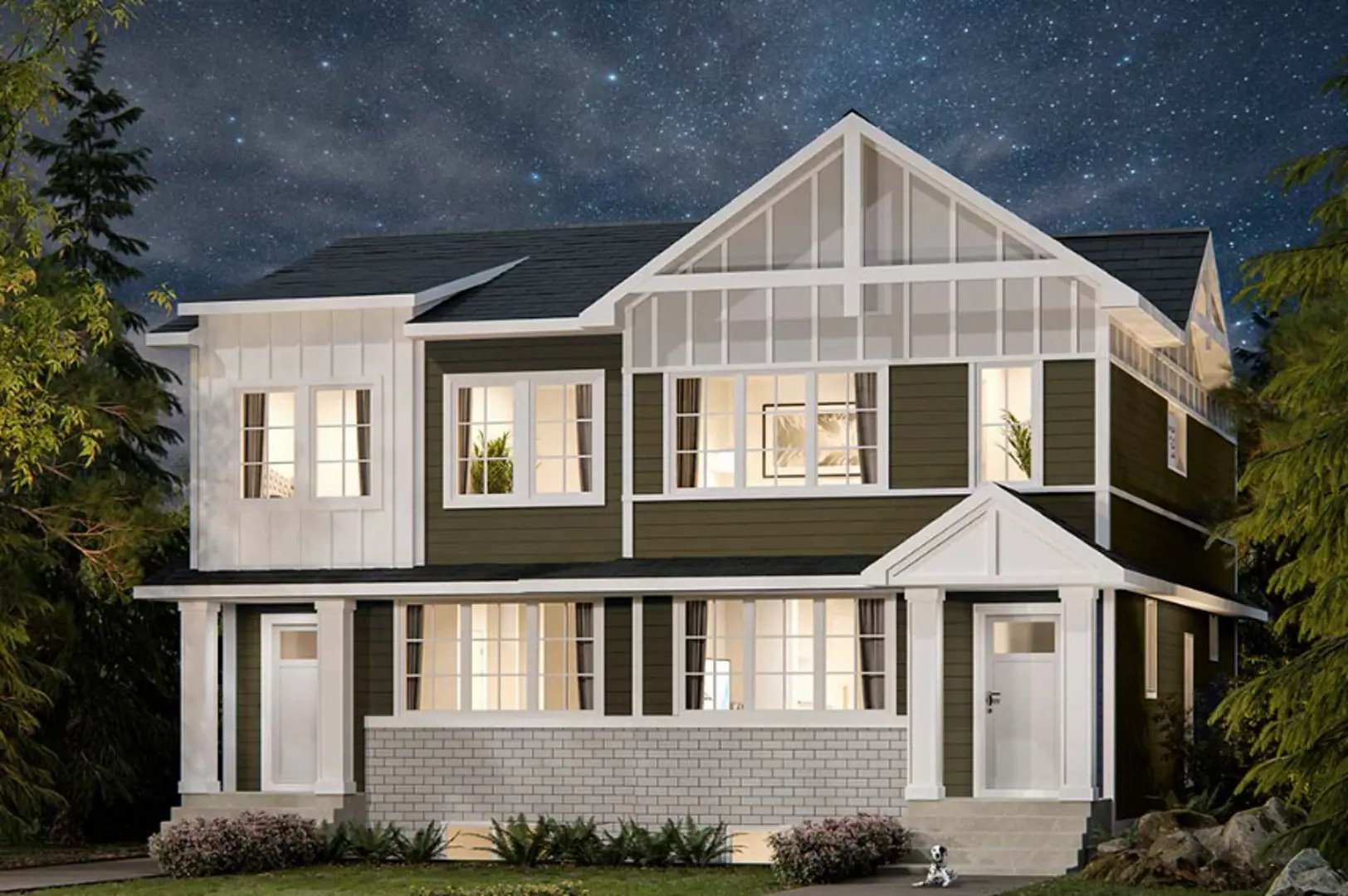 Rangeview Towns in Calgary — rendering 4