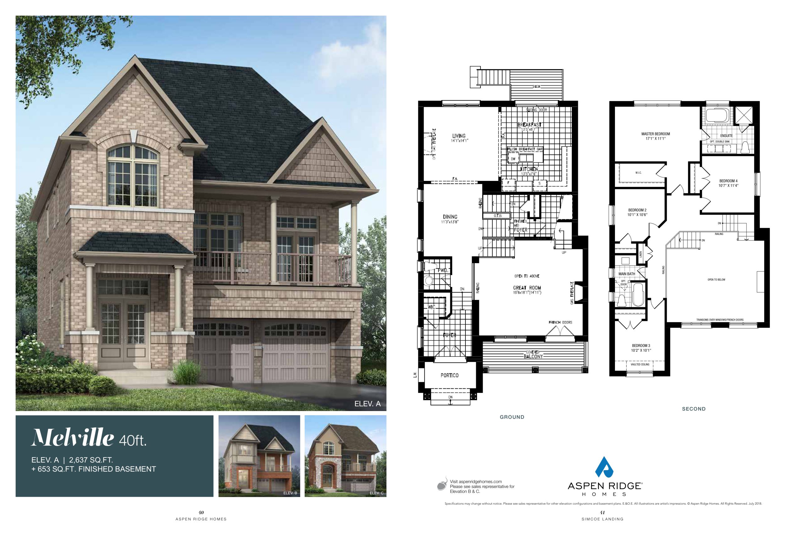 Melville floor plan