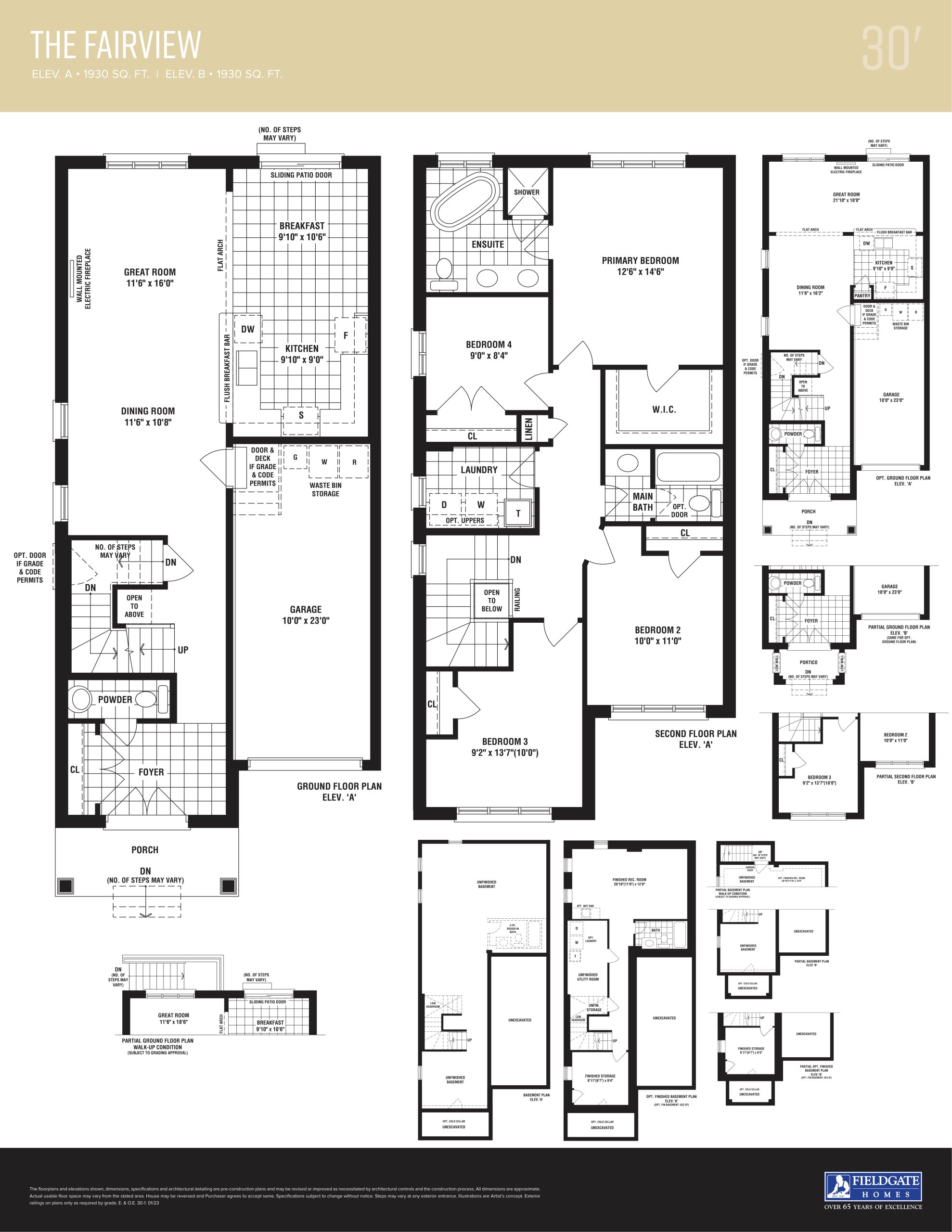 The Fairview floor plan