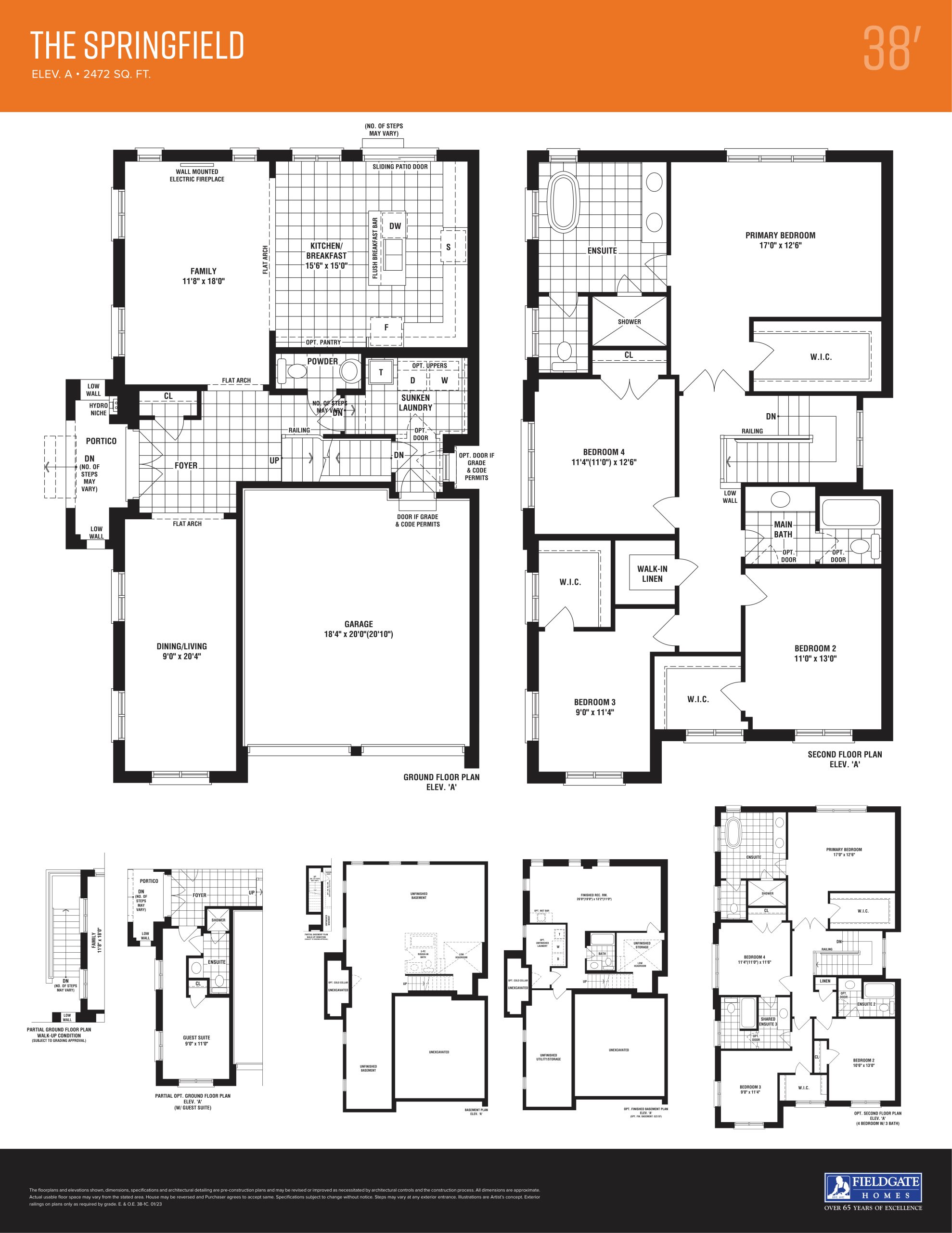 The Springfield floor plan