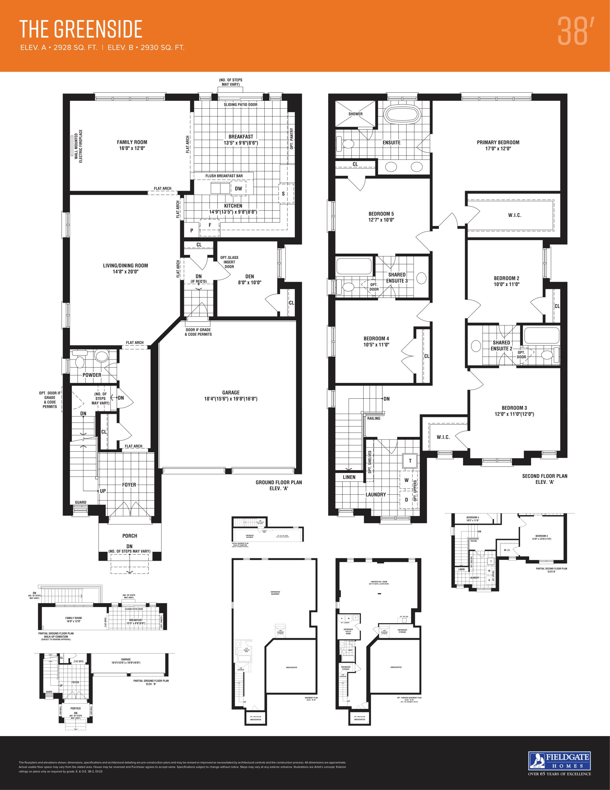 The Greenside floor plan