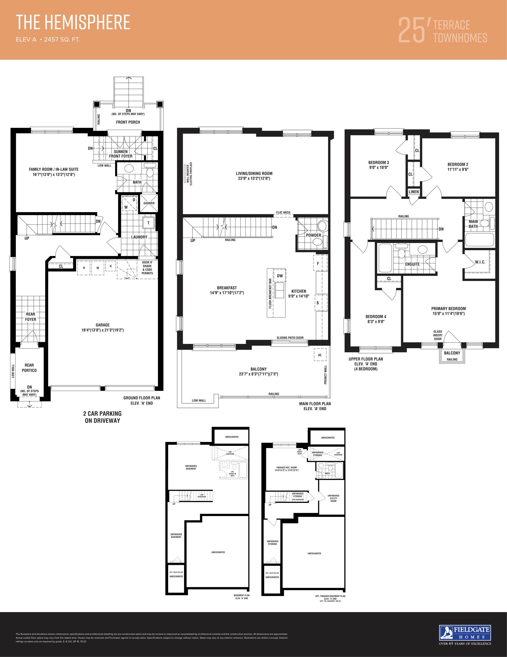 The Hemisphere floor plan