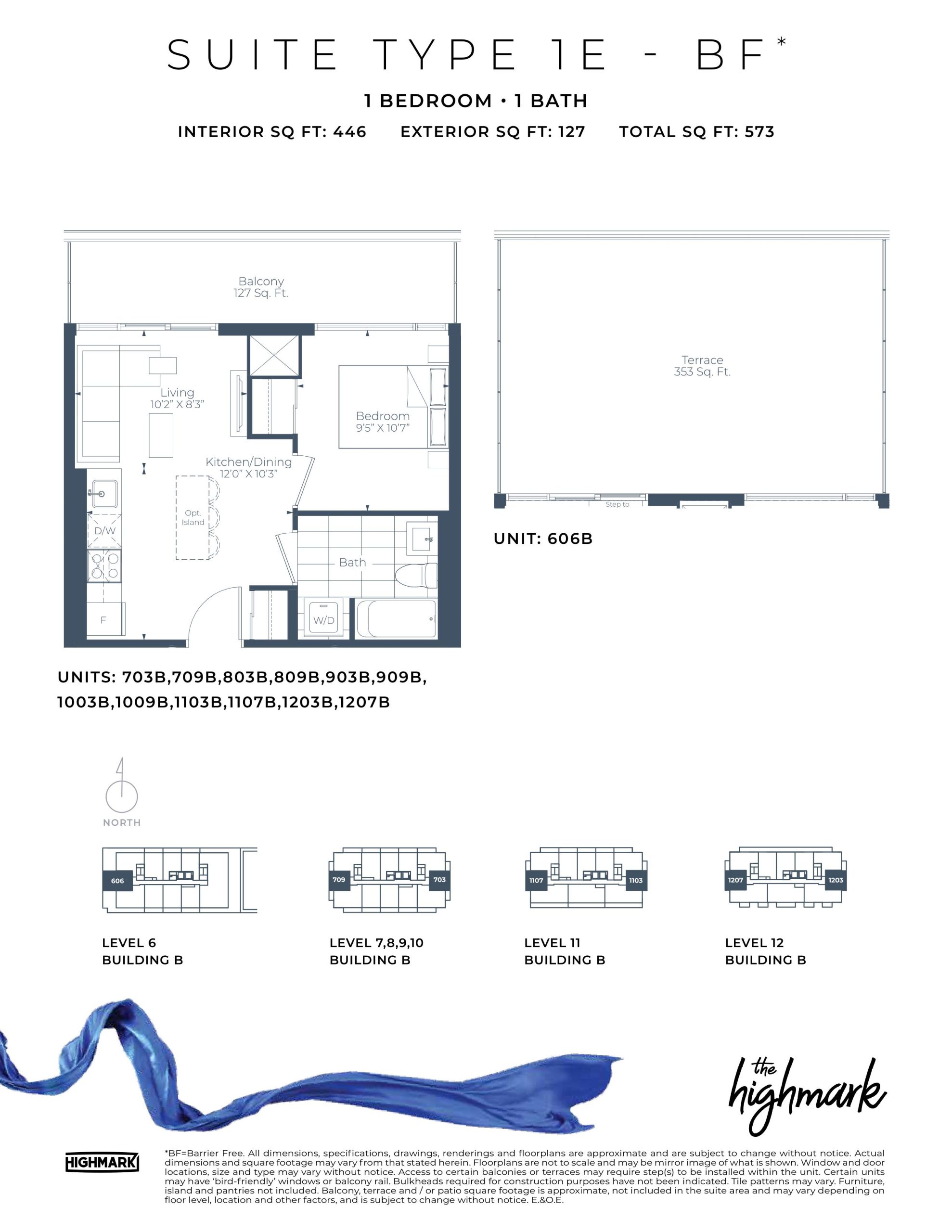 1E-BF floor plan