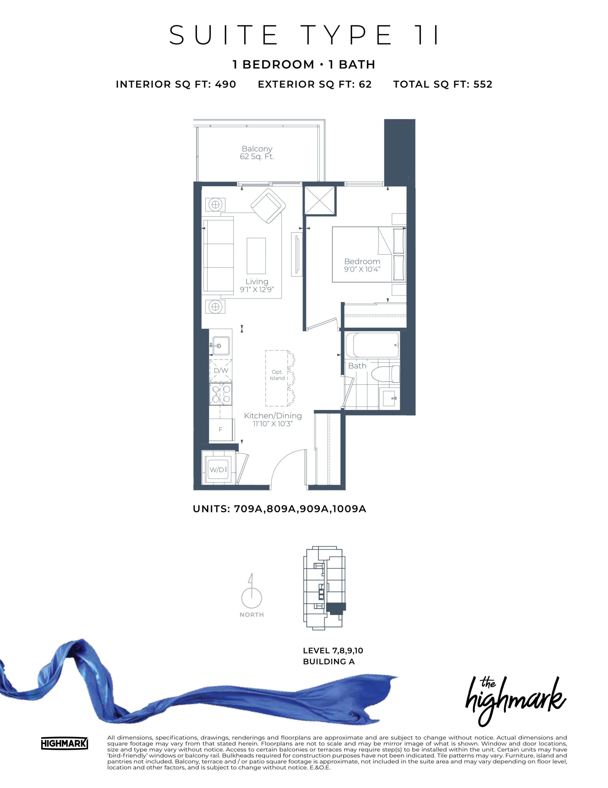 1I floor plan