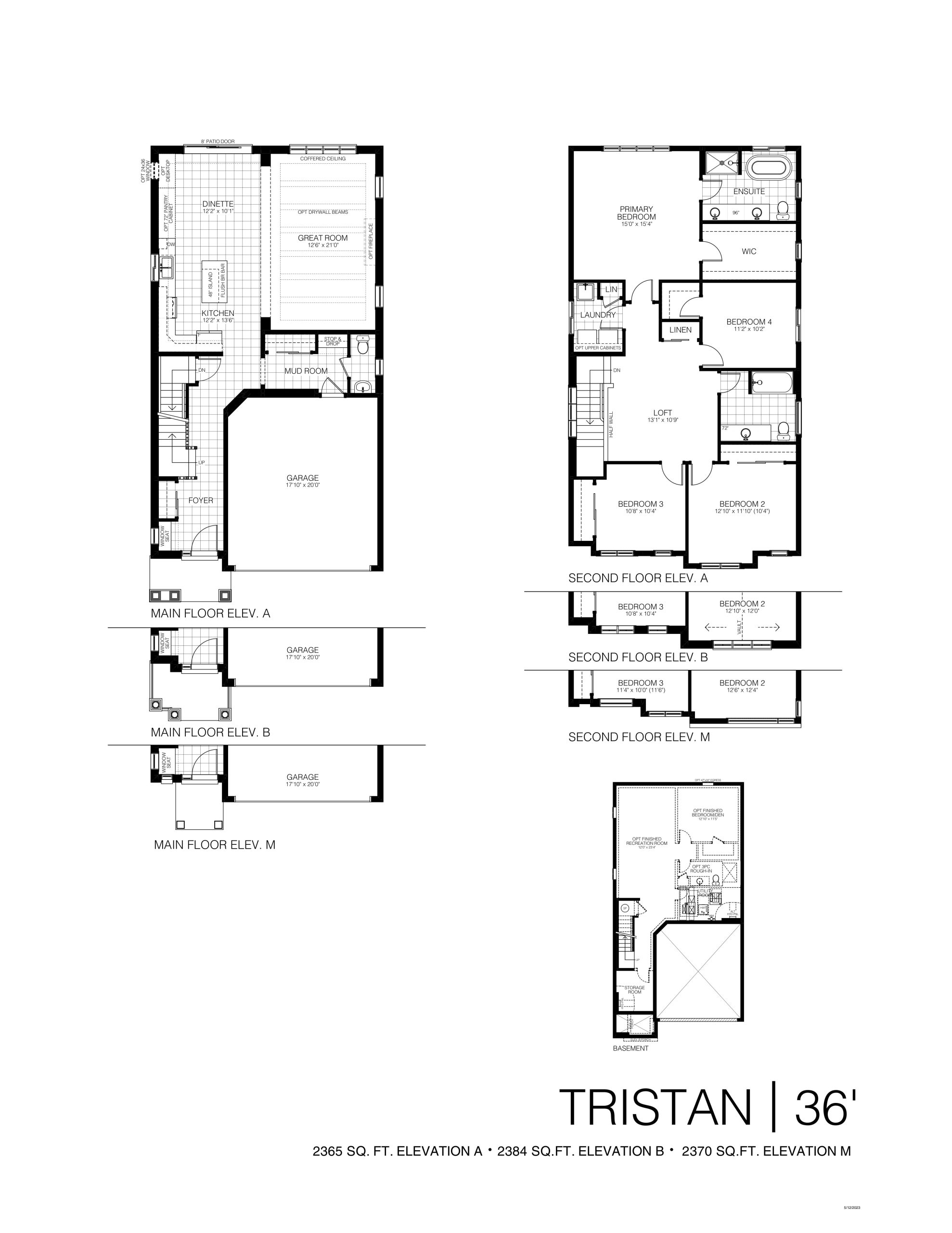 Tristan 36' floor plan