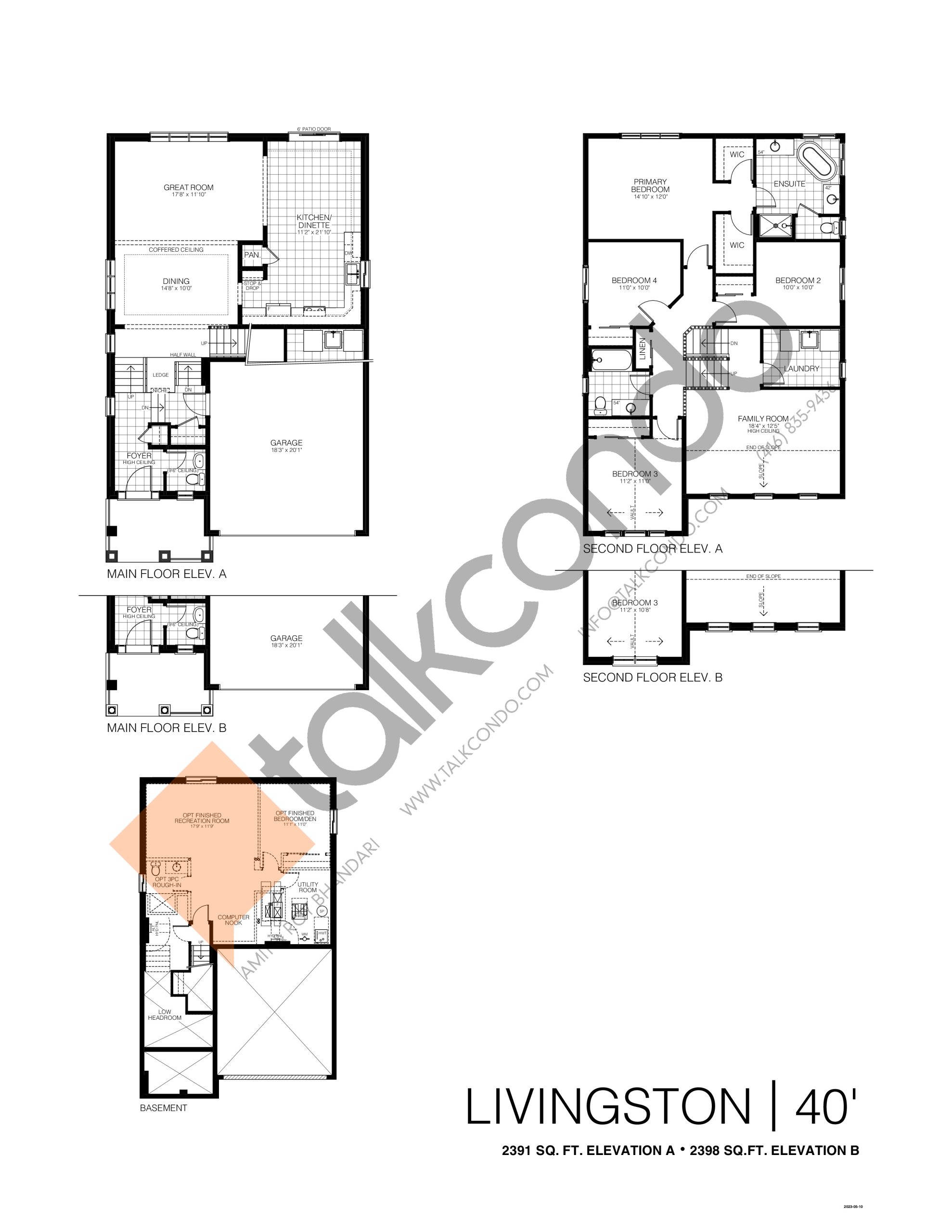 Livingston 40' floor plan