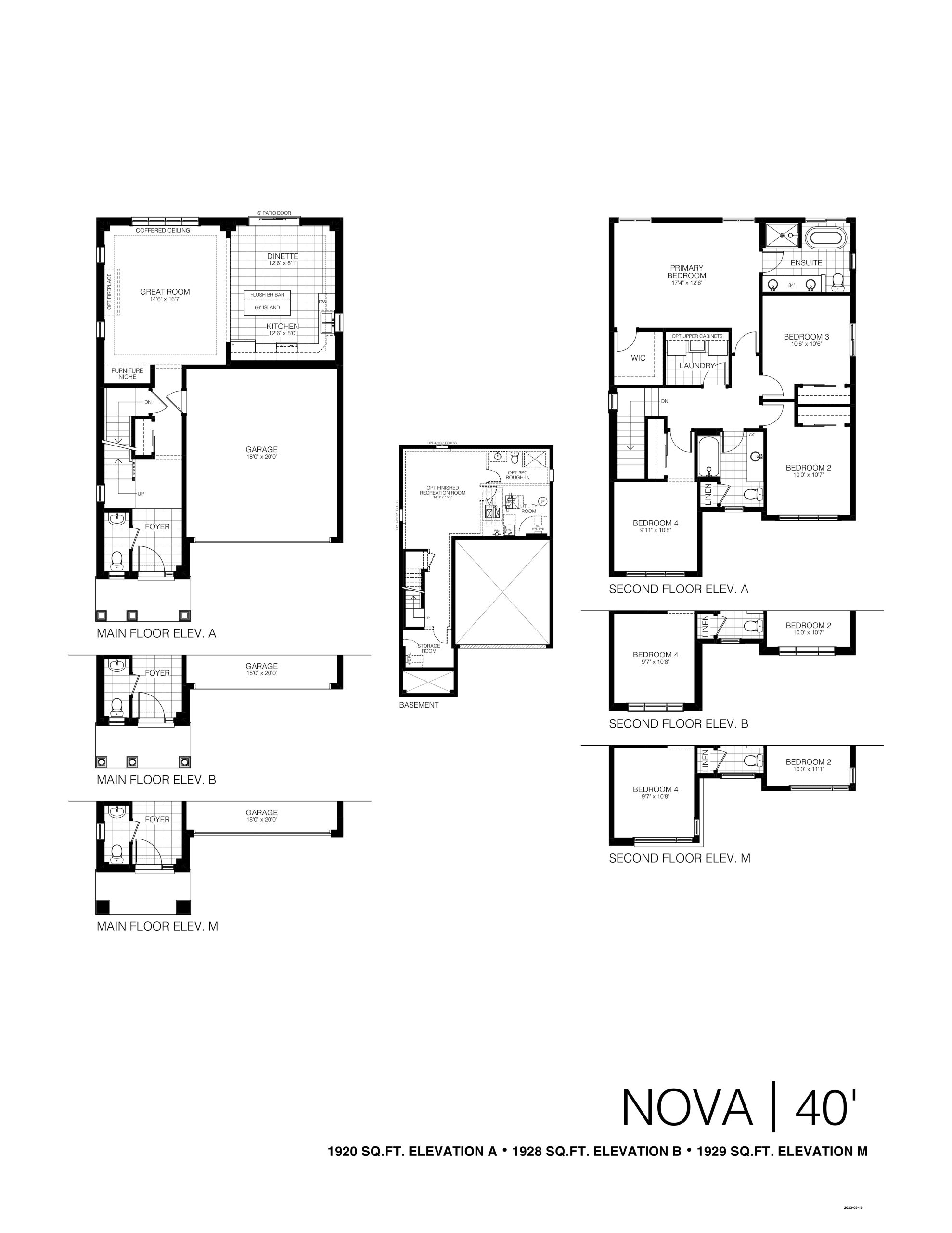 Nova 40' floor plan